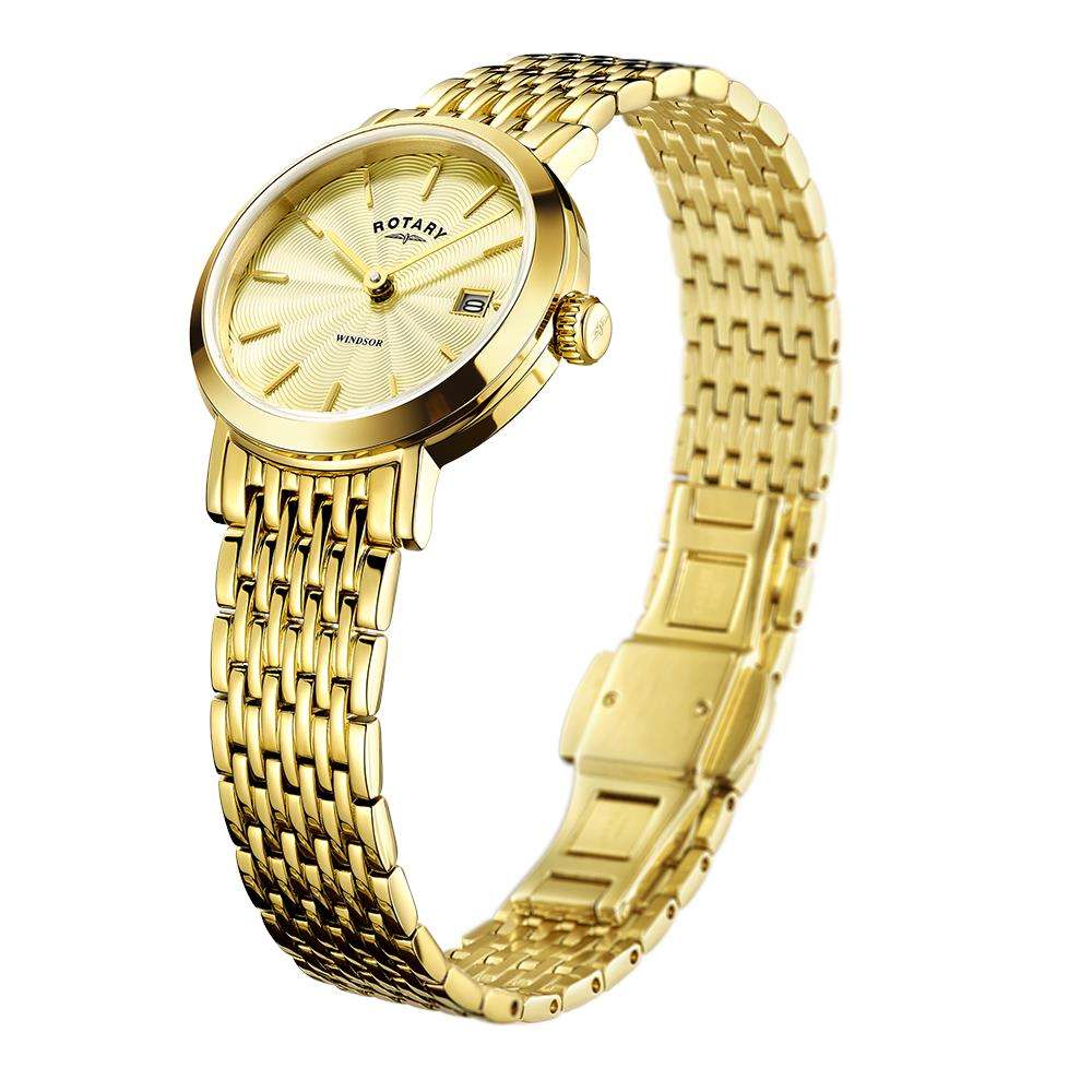 Rotary Windsor Gold Ladies’ Bracelet Watch