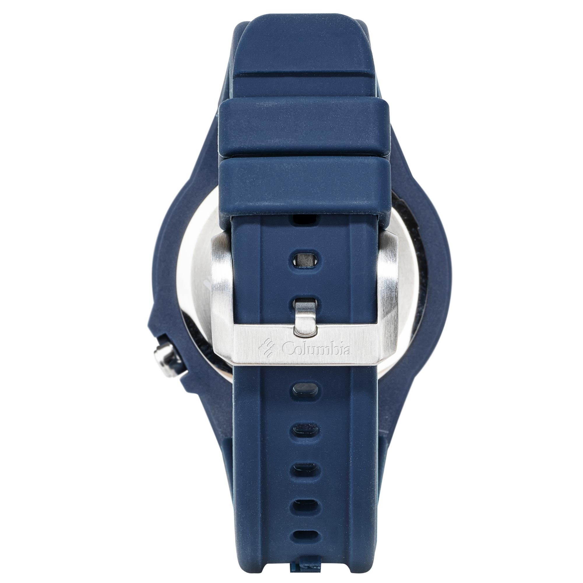 Columbia Exclusive Trailhead Quartz White Dial Blue Silicone Strap Watch CSS13-003