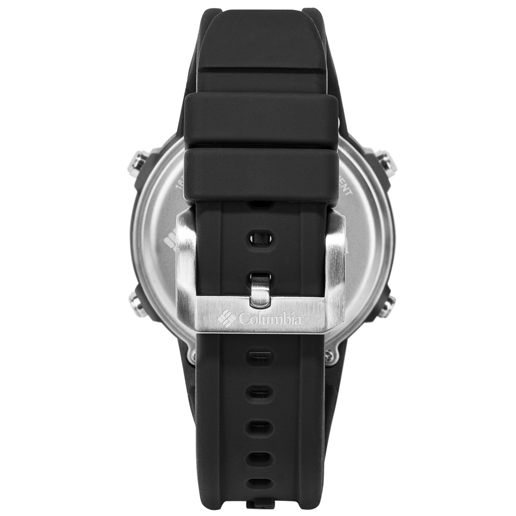 Columbia Exclusive Peak Patrol Quartz Digital Dial Black Silicone Strap Watch CSS14-001