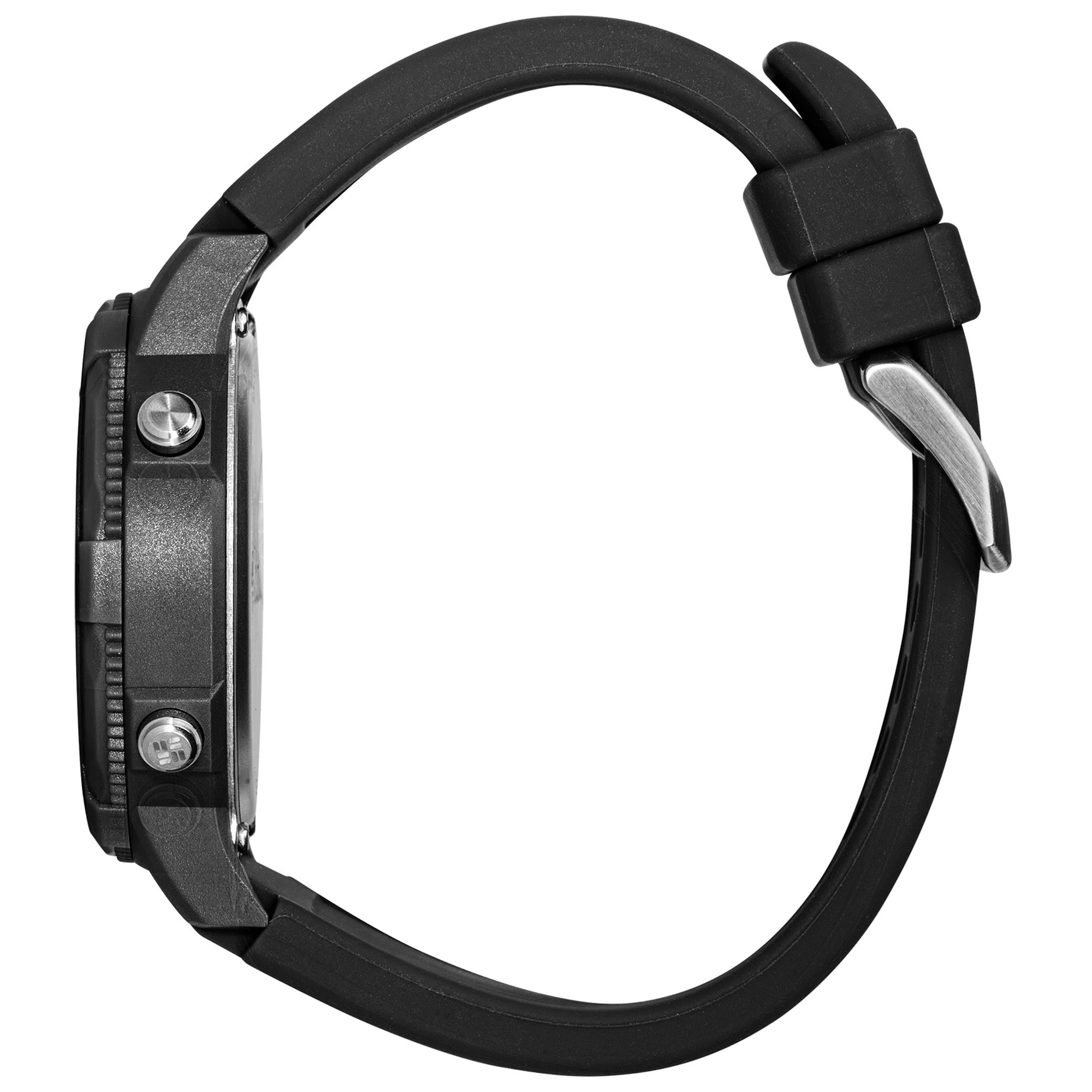 Columbia Exclusive Peak Patrol Quartz Digital Dial Black Silicone Strap Watch CSS14-001