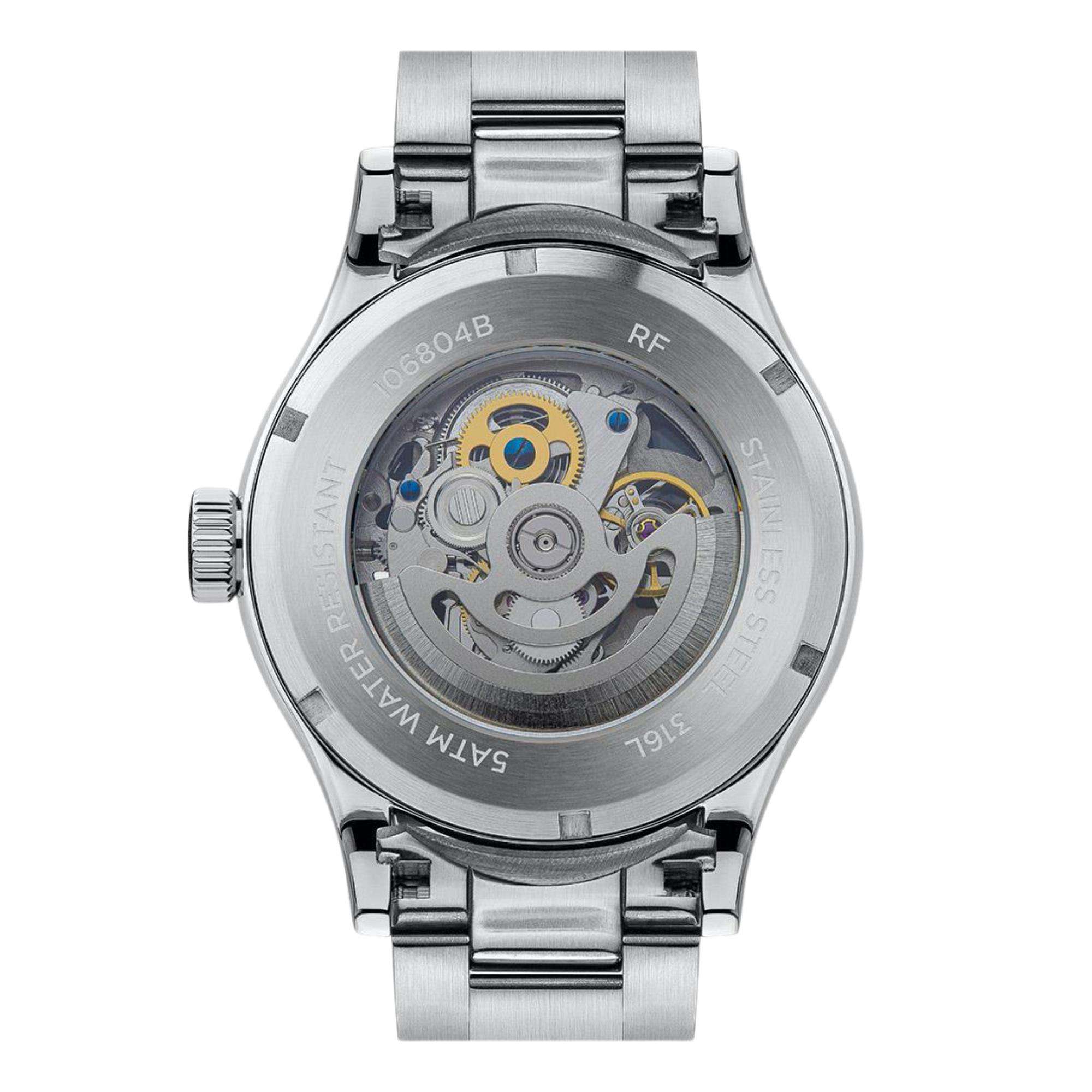 Ingersoll ‘The Armstrong’ Automatic Grey Dial Stainless Steel Bracelet Men’s Watch I06804B