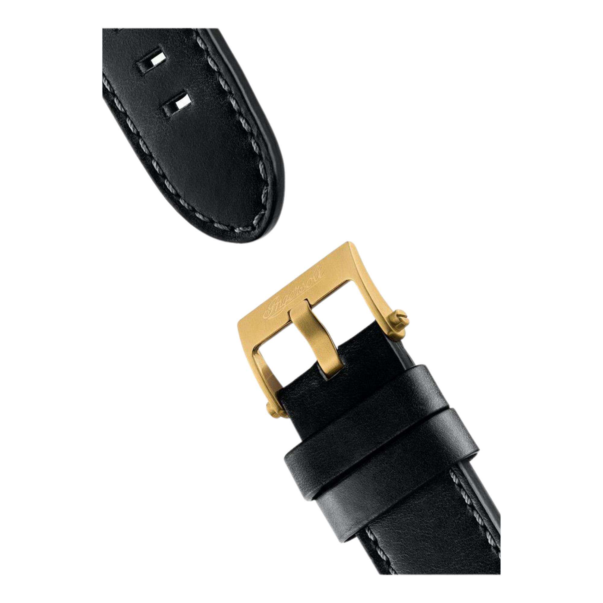 Ingersoll The Carroll Automatic Black Dial Black Leather Strap Men's Watch I11601