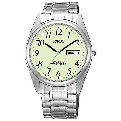 Lorus Lumibrite Dial Expanding Bracelet Men's Watch RXN29BX9