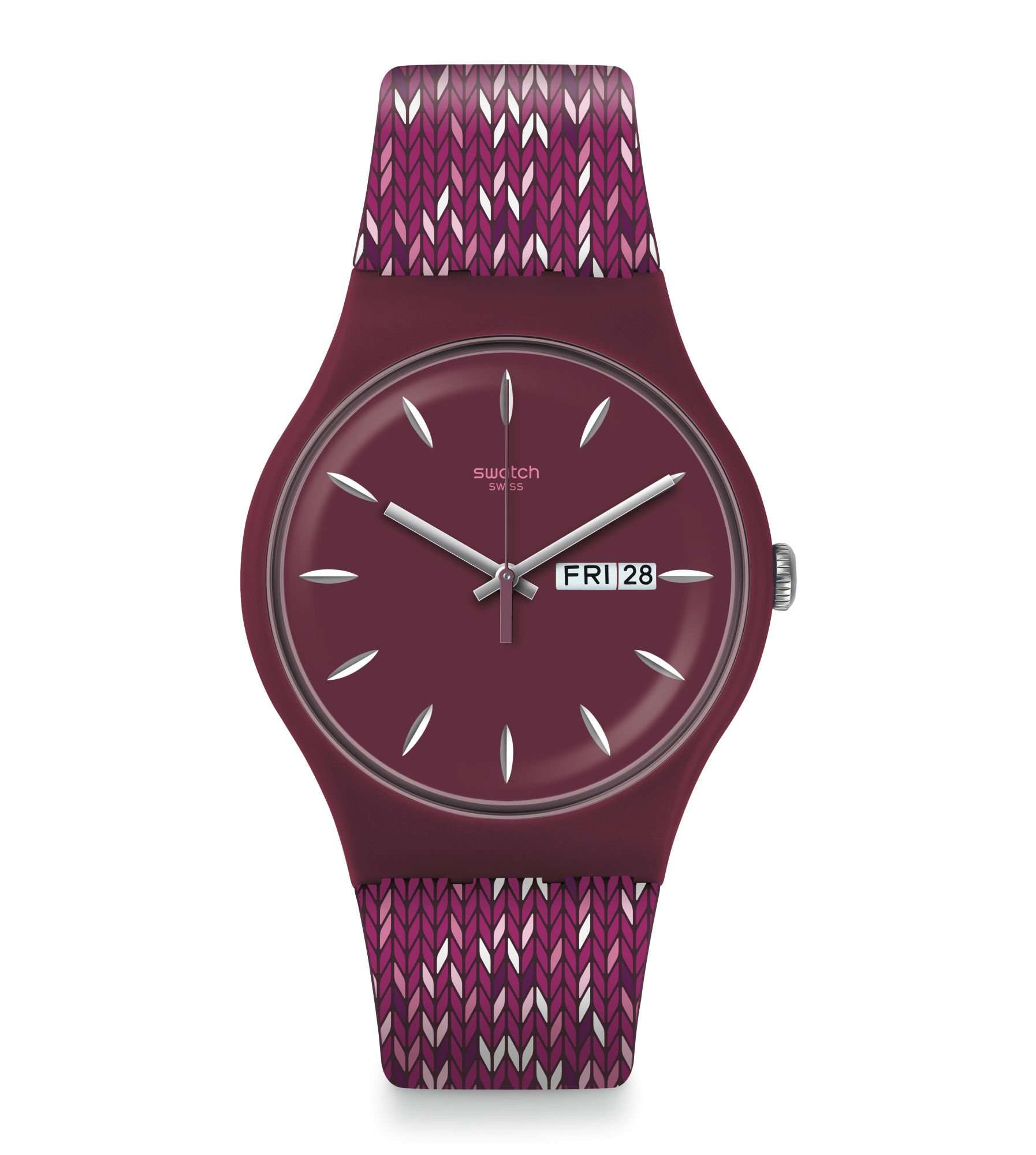 Swatch Trico'Purp Case Purple Dial Watch SUOV705