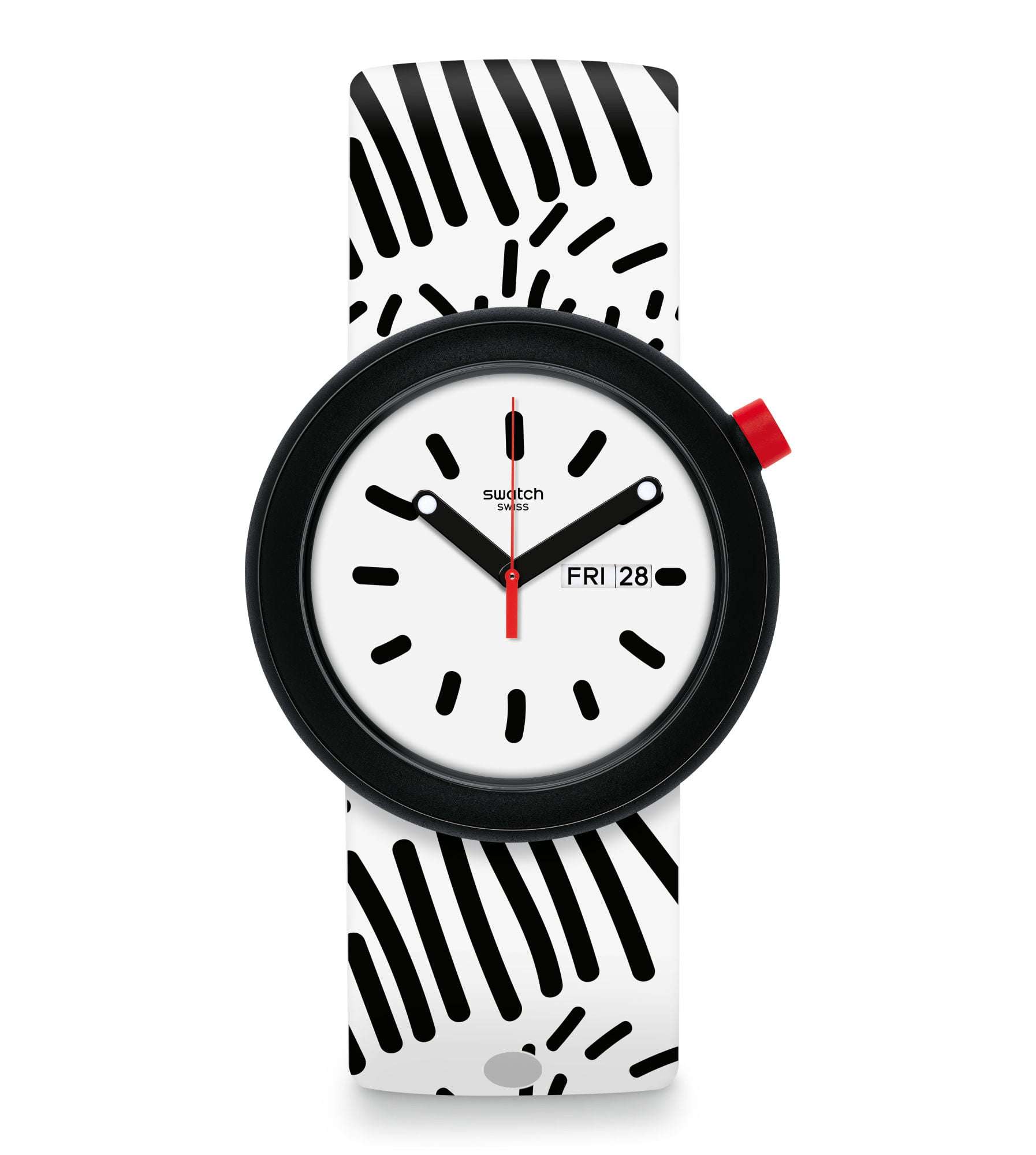 Swatch Polkapop Case White Dial Watch PNB701