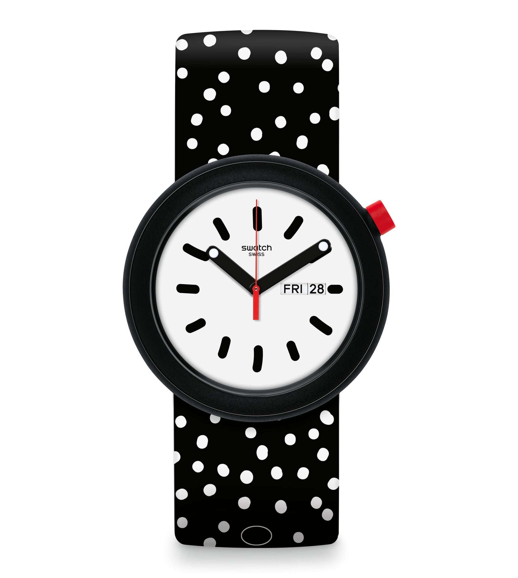 Swatch Polkapop Case White Dial Watch PNB701