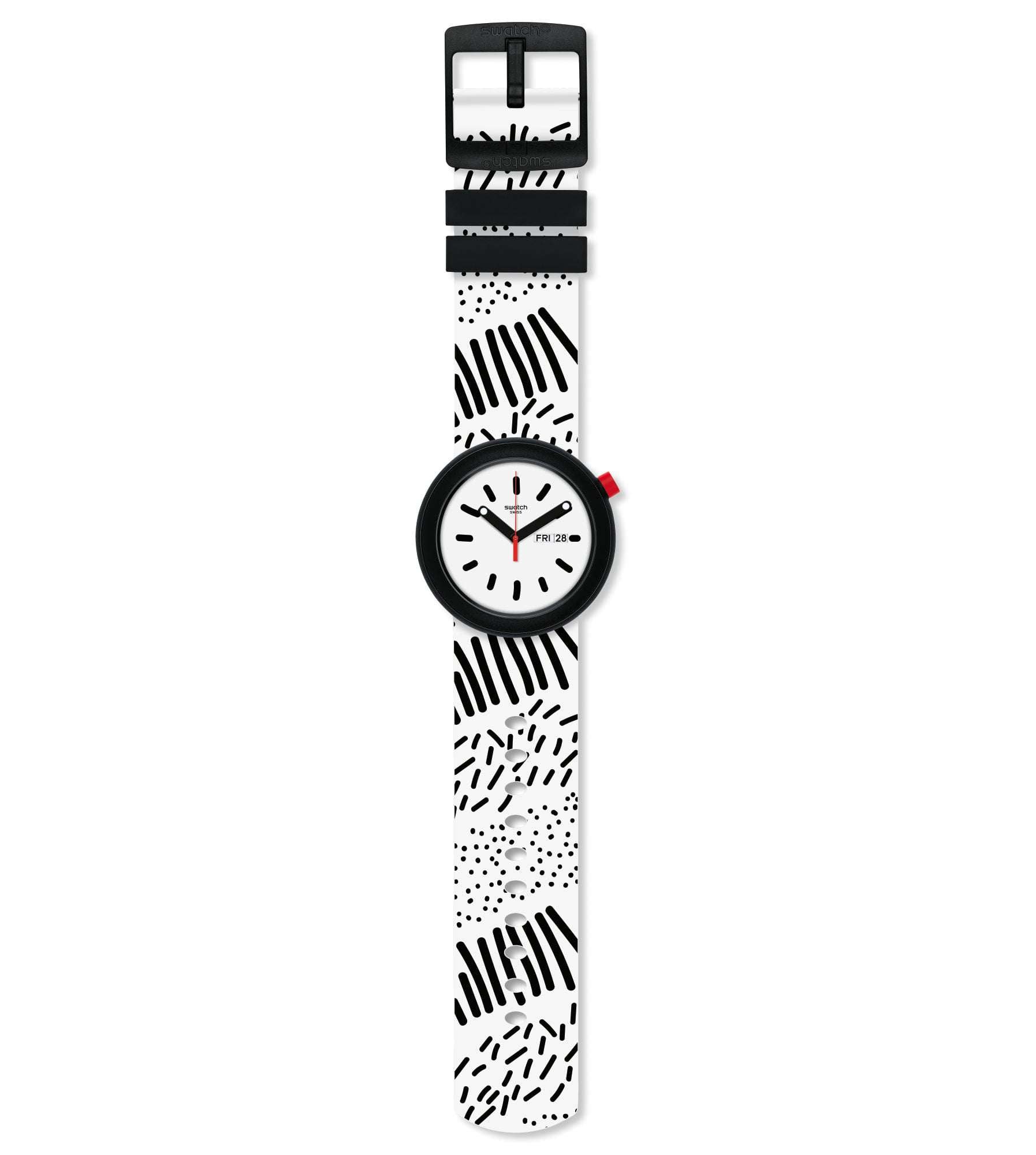 Swatch Polkapop Case White Dial Watch PNB701