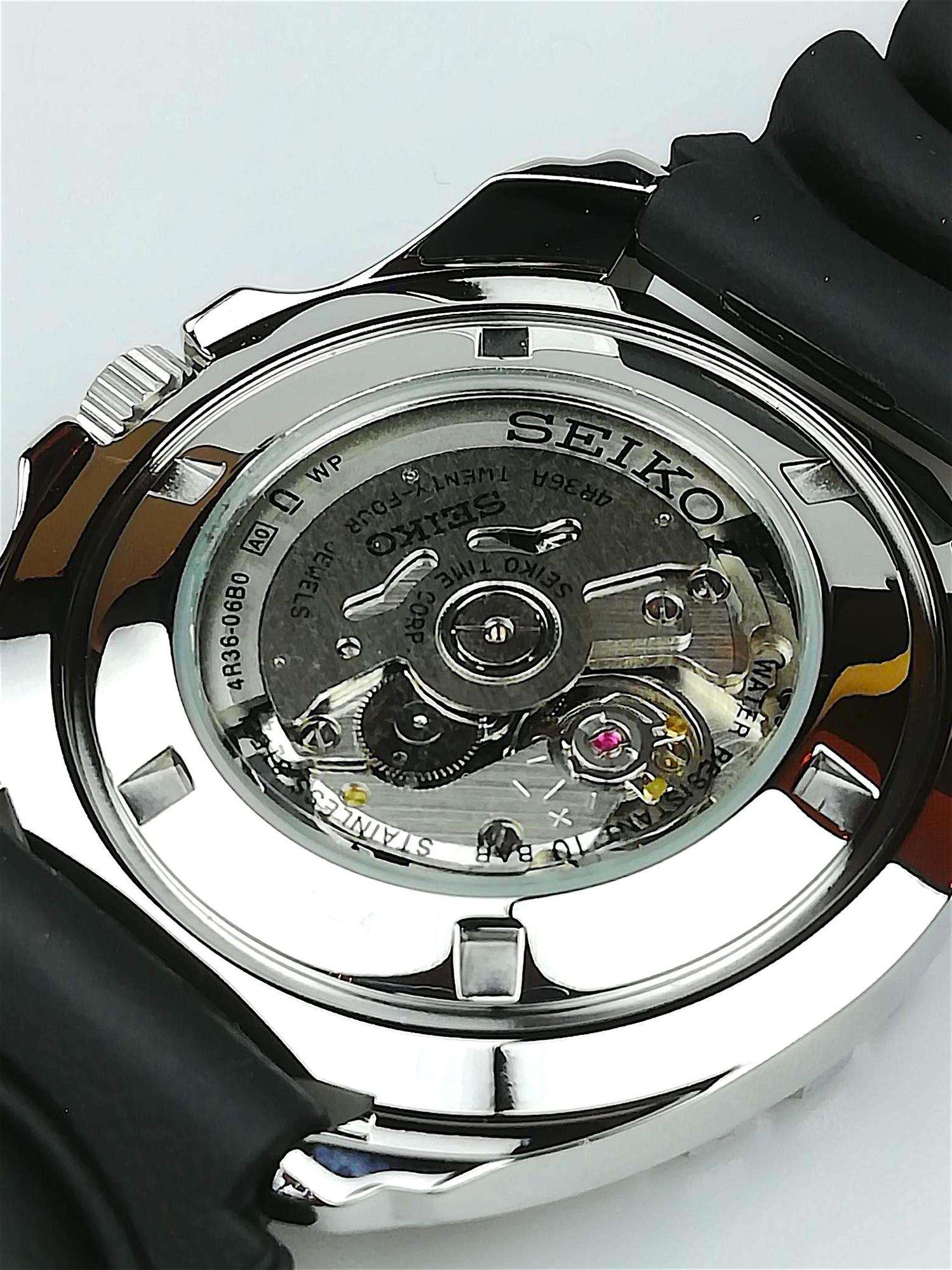 Seiko 5 Sports Automatic Orange Dial Monster Men's Watch SRPB39K1