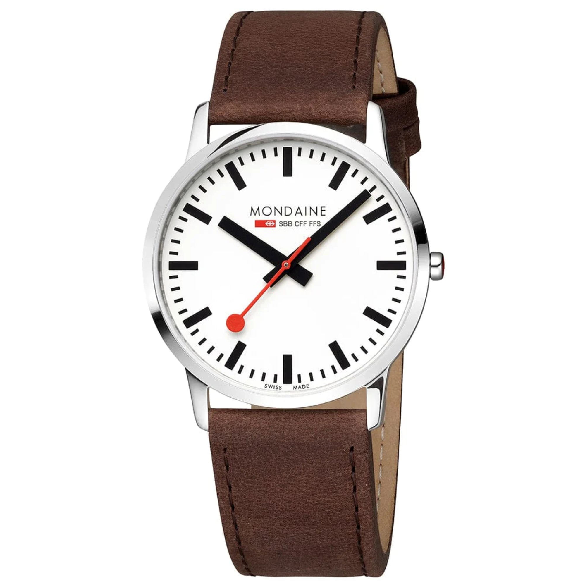 Mondaine Simply Elegant White Dial Men's Watch A638.30350.12SBG