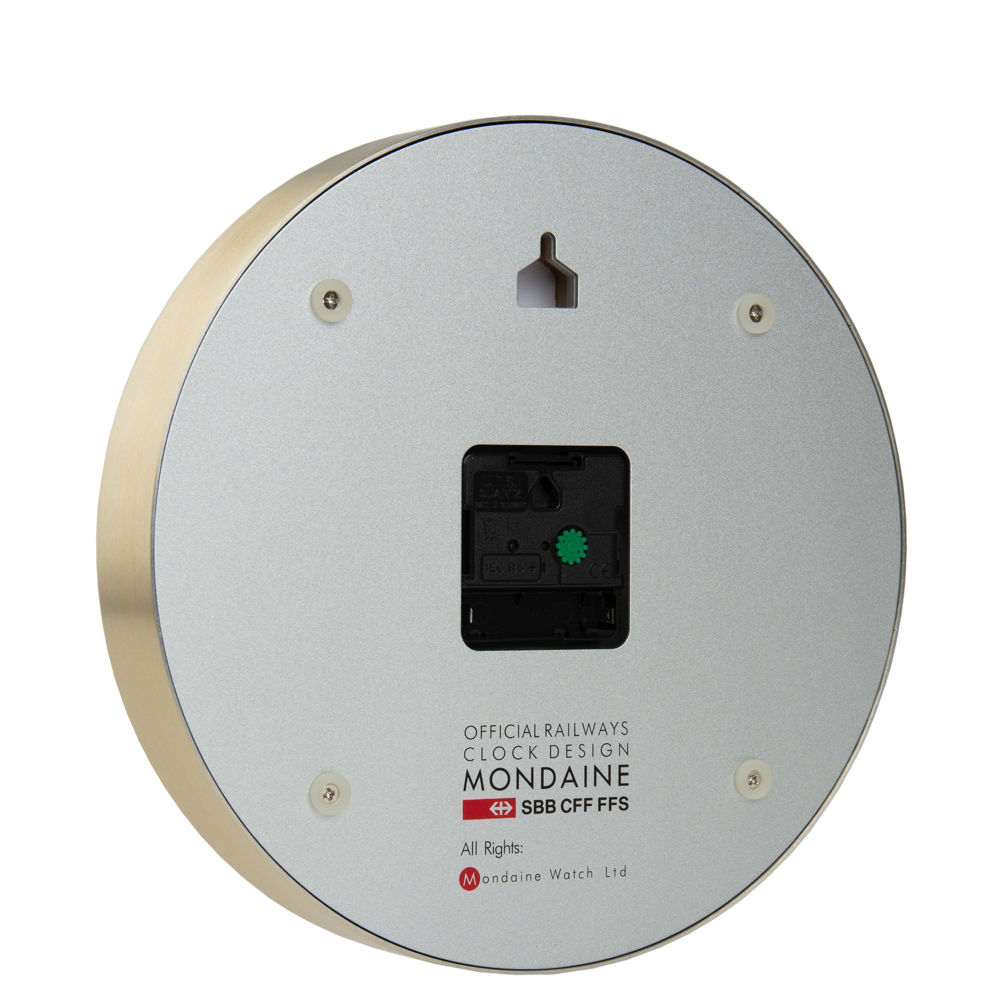Mondaine Gold Wall Clock A990.CLOCK.17SBG