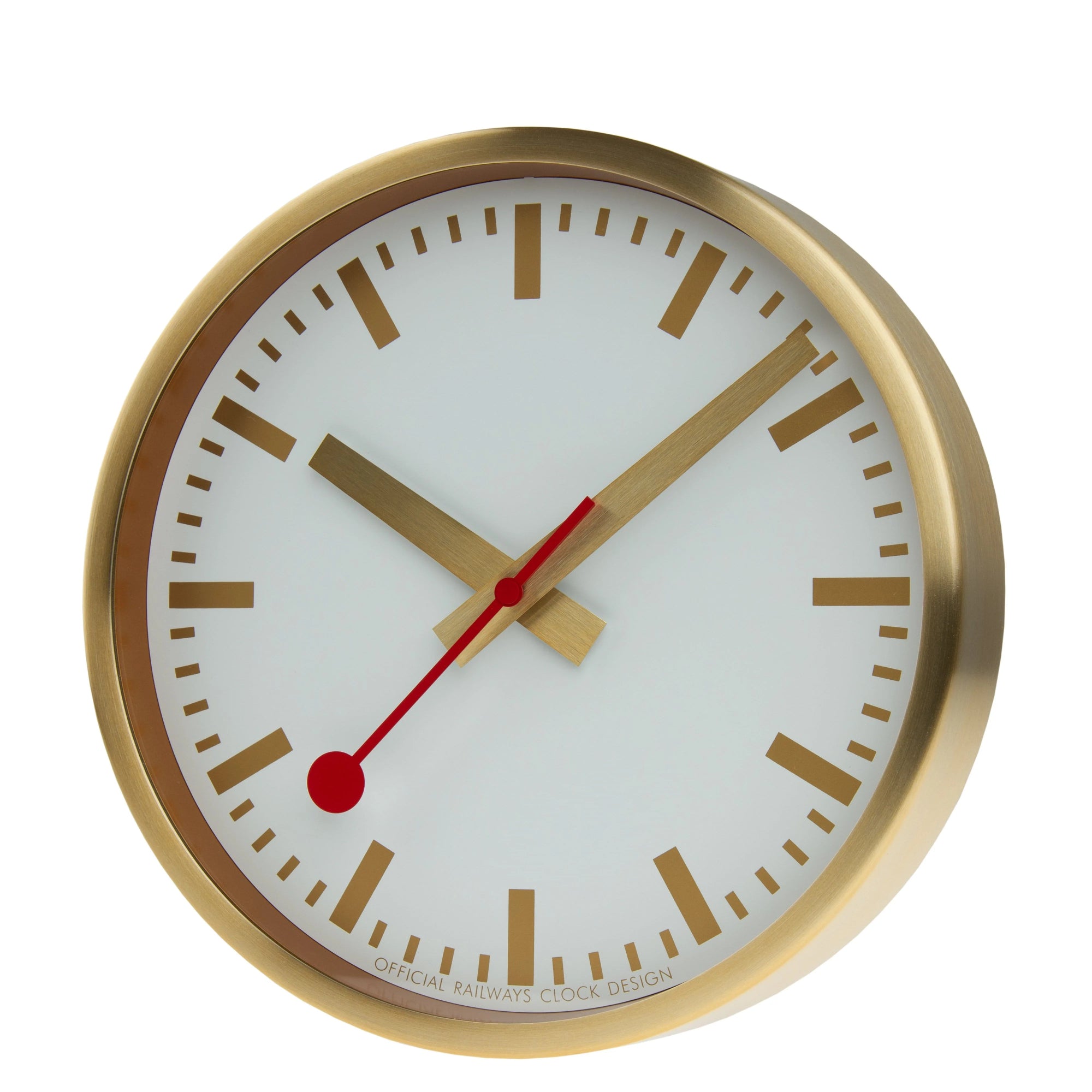 Mondaine Gold Wall Clock A990.CLOCK.17SBG