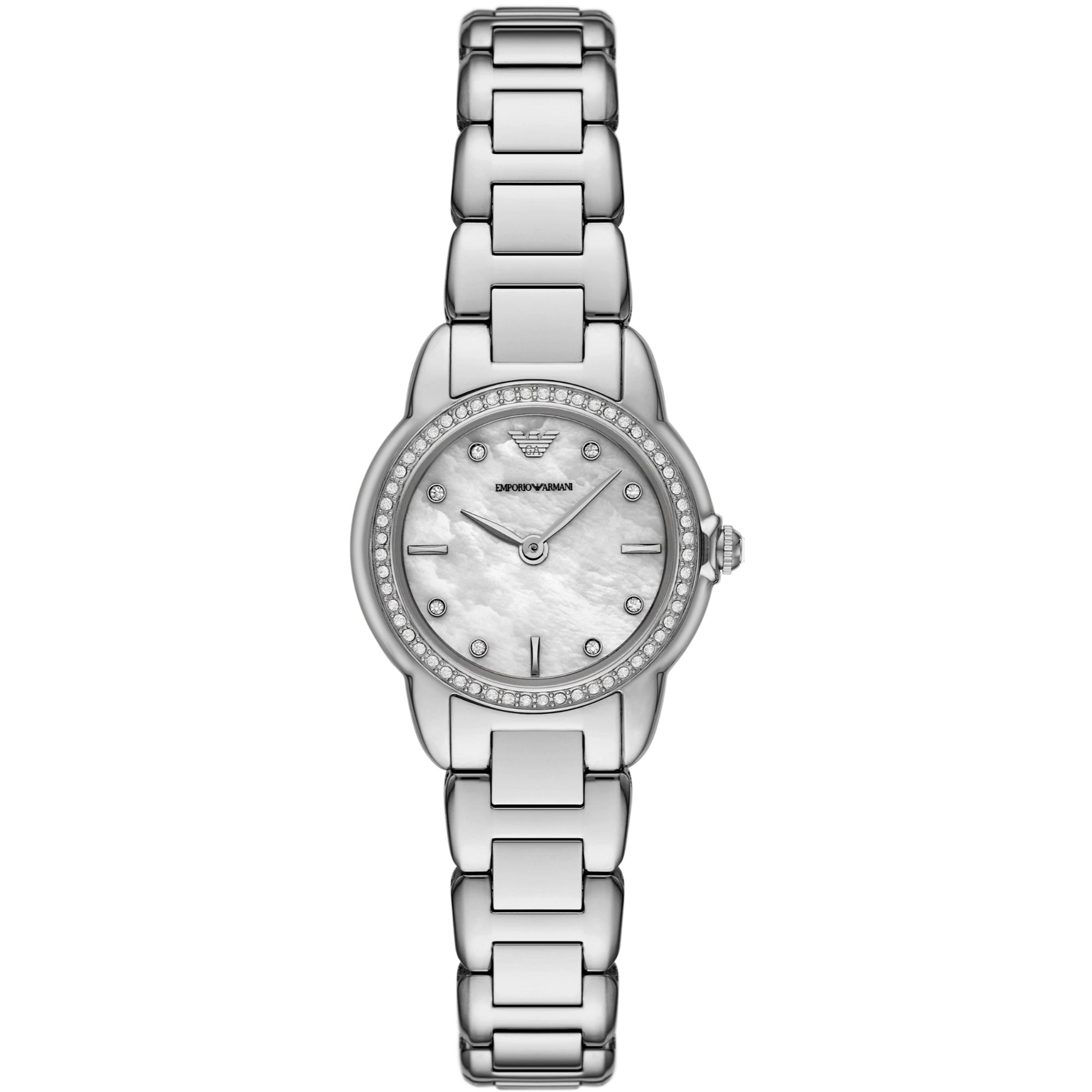Emporio Armani Mia Mother Of Pearl Dial Stainless Steel Strap Ladies Watch AR11669