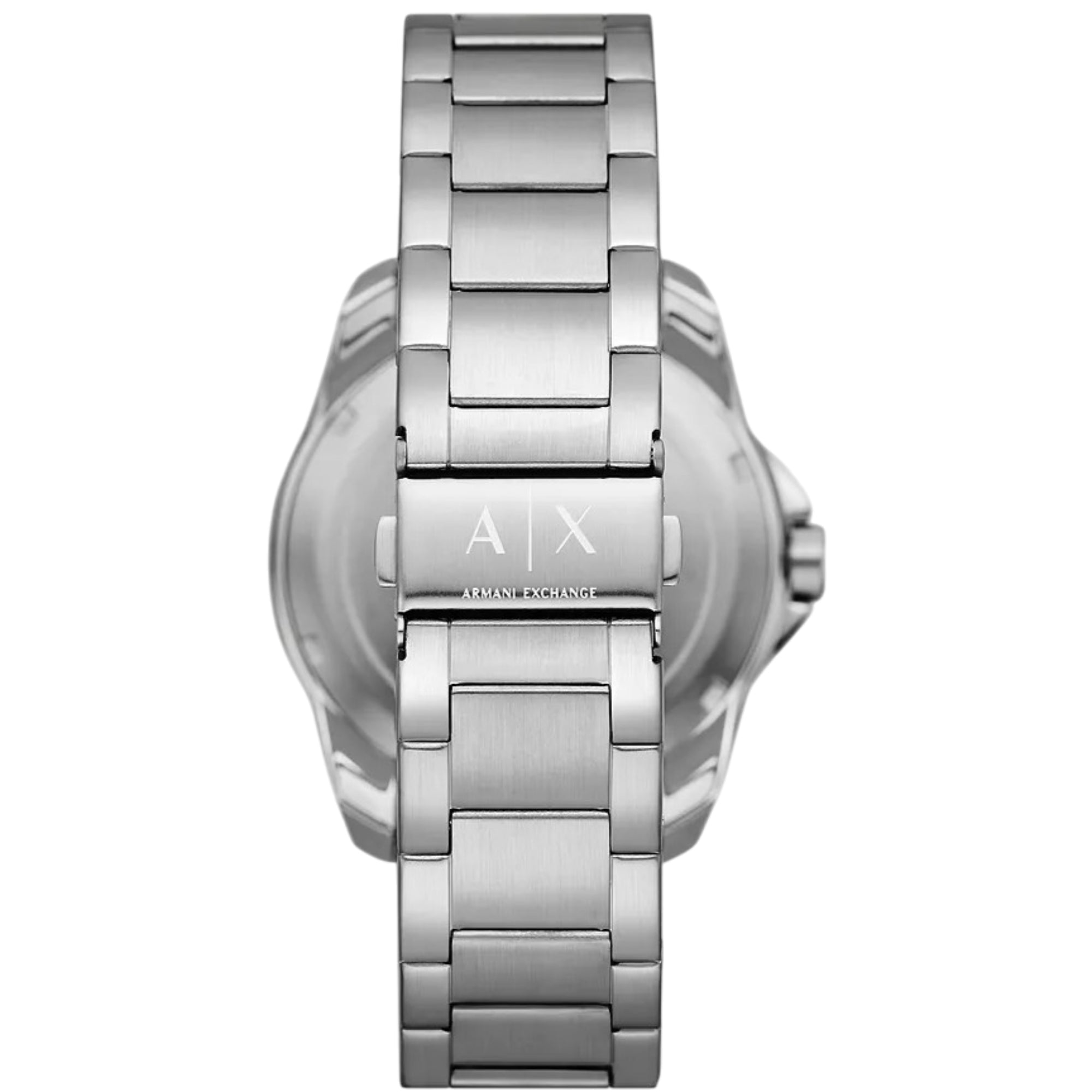 Armani Exchange Quartz Black Dial Steel Strap Men’s Watch AX1955