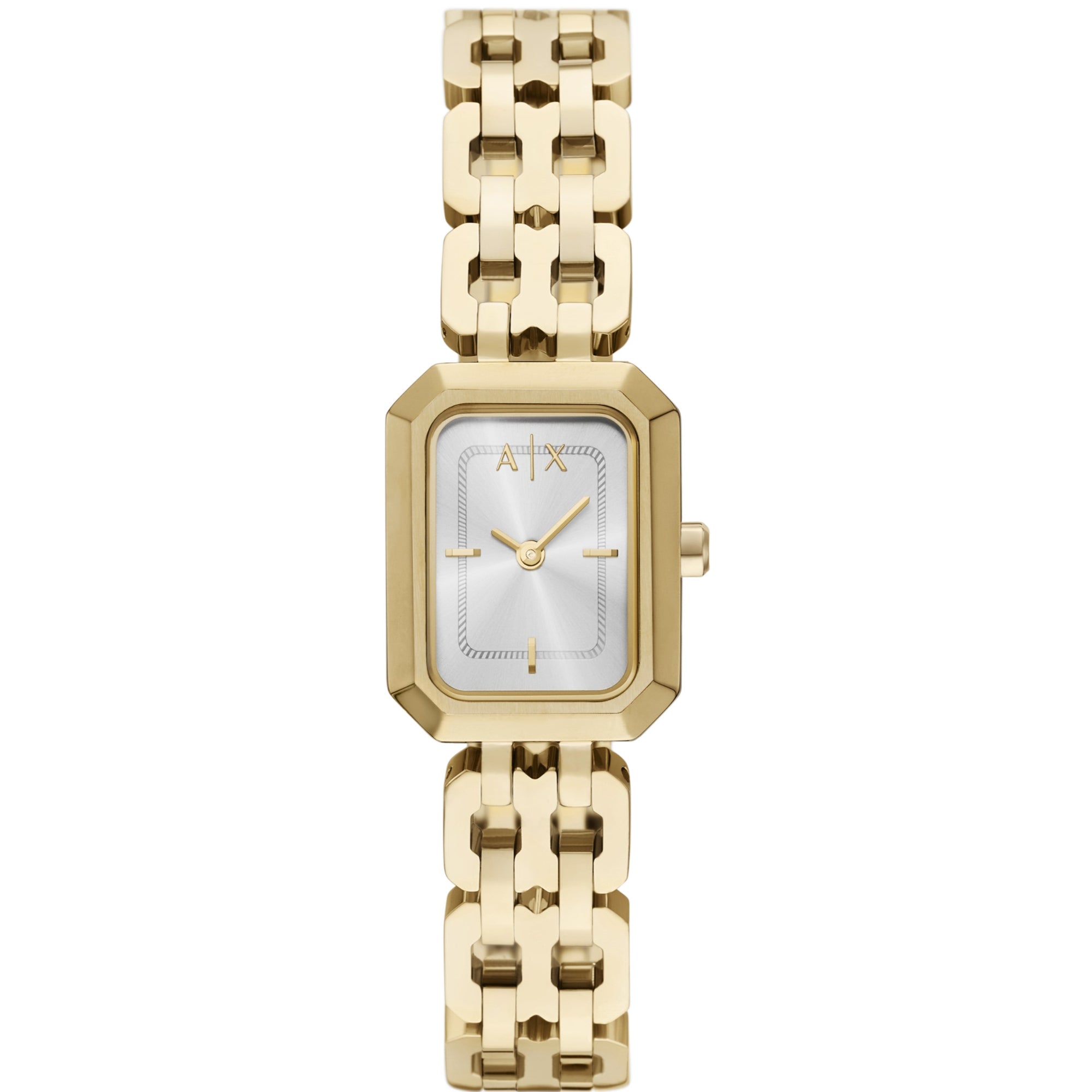 Armani Exchange Faye Quartz Silver Dial Stainless Steel Strap Ladies Watch AX5811