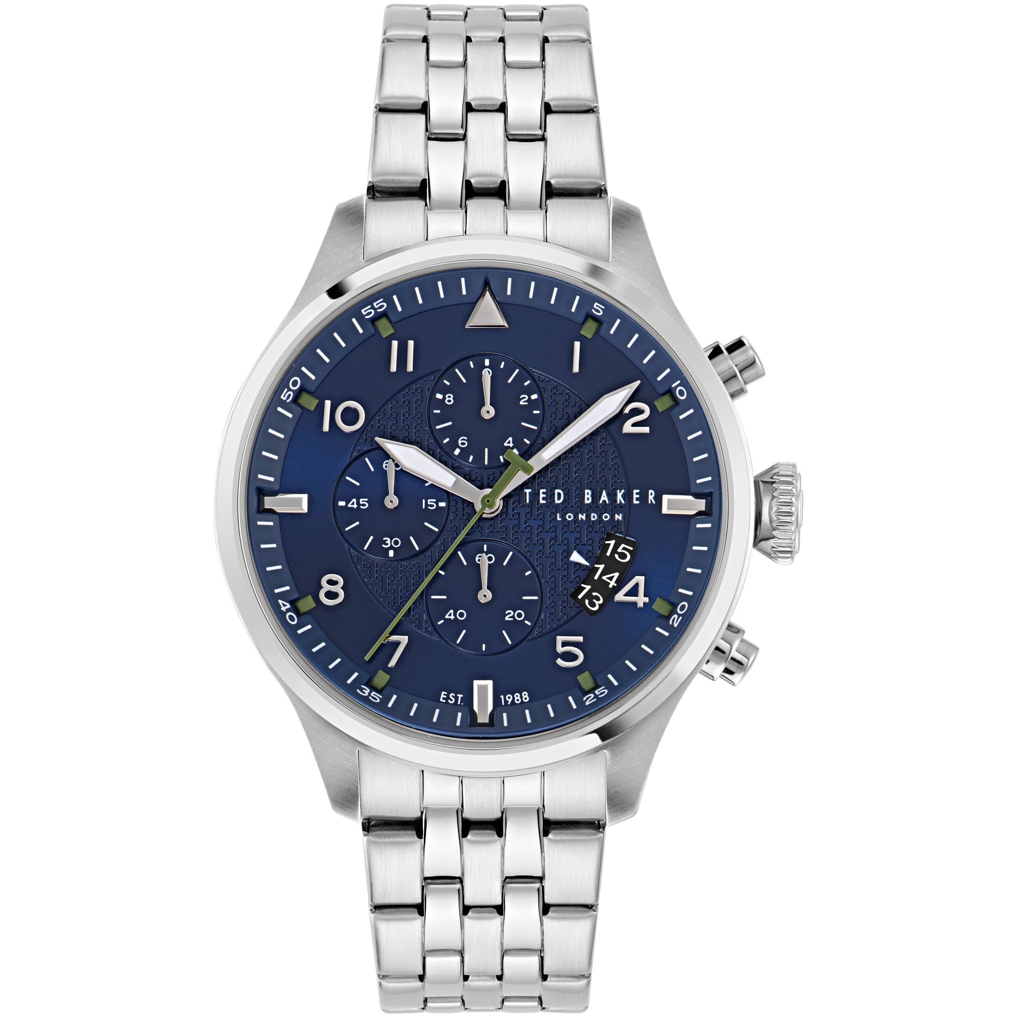 Ted Baker Iconic Blue Dial Steel Men's Watch BKPFMF410