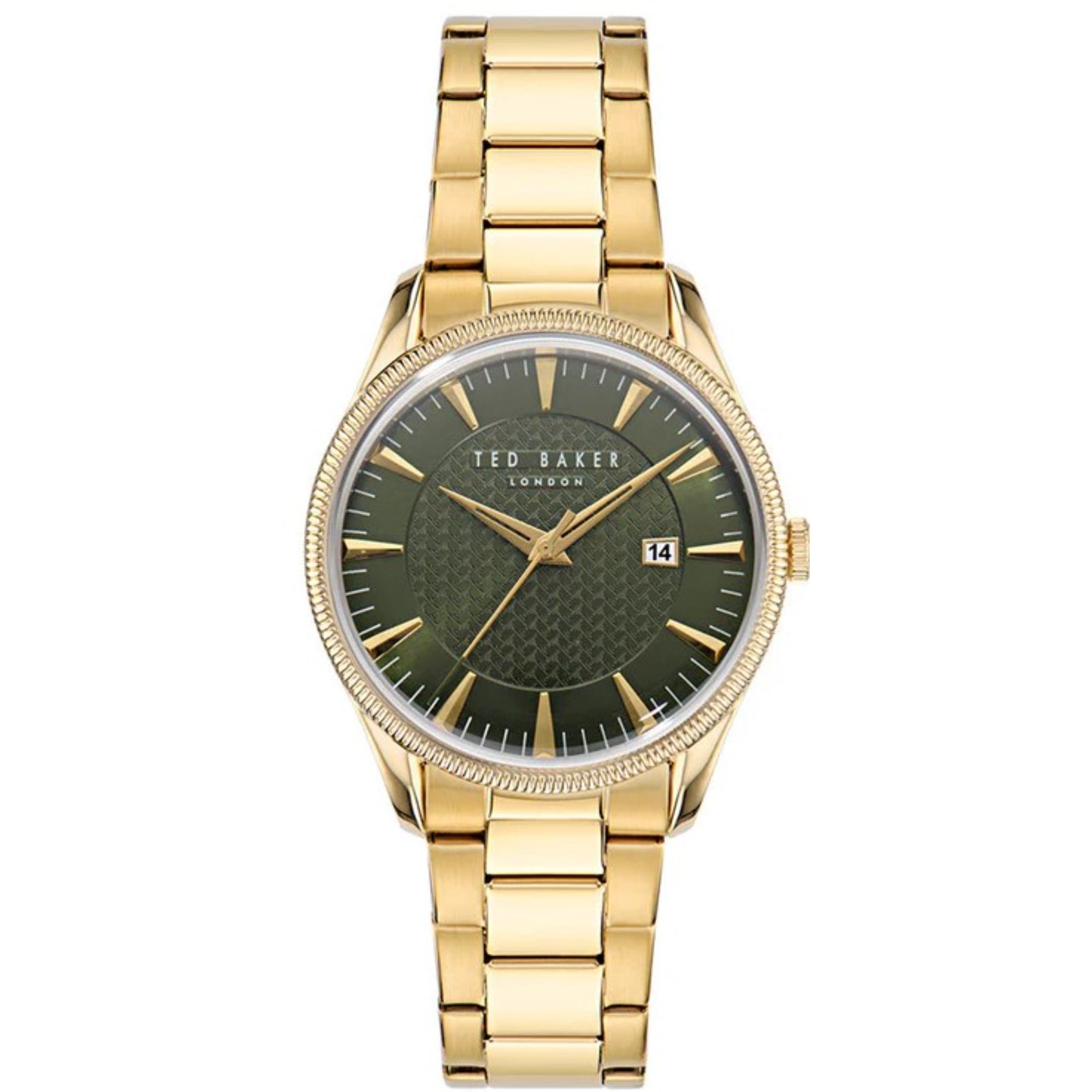 Ted Baker Leytonn Gold-Tone Green Dial Men's Watch BKPLTS403