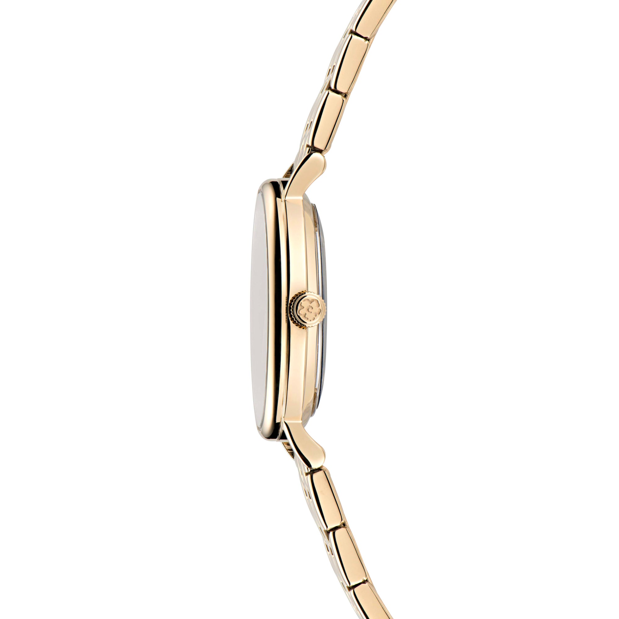 Ted Baker Ladies Multifunction Gold-Tone Stainless Steel Silver Dial Watch BKPPHF309