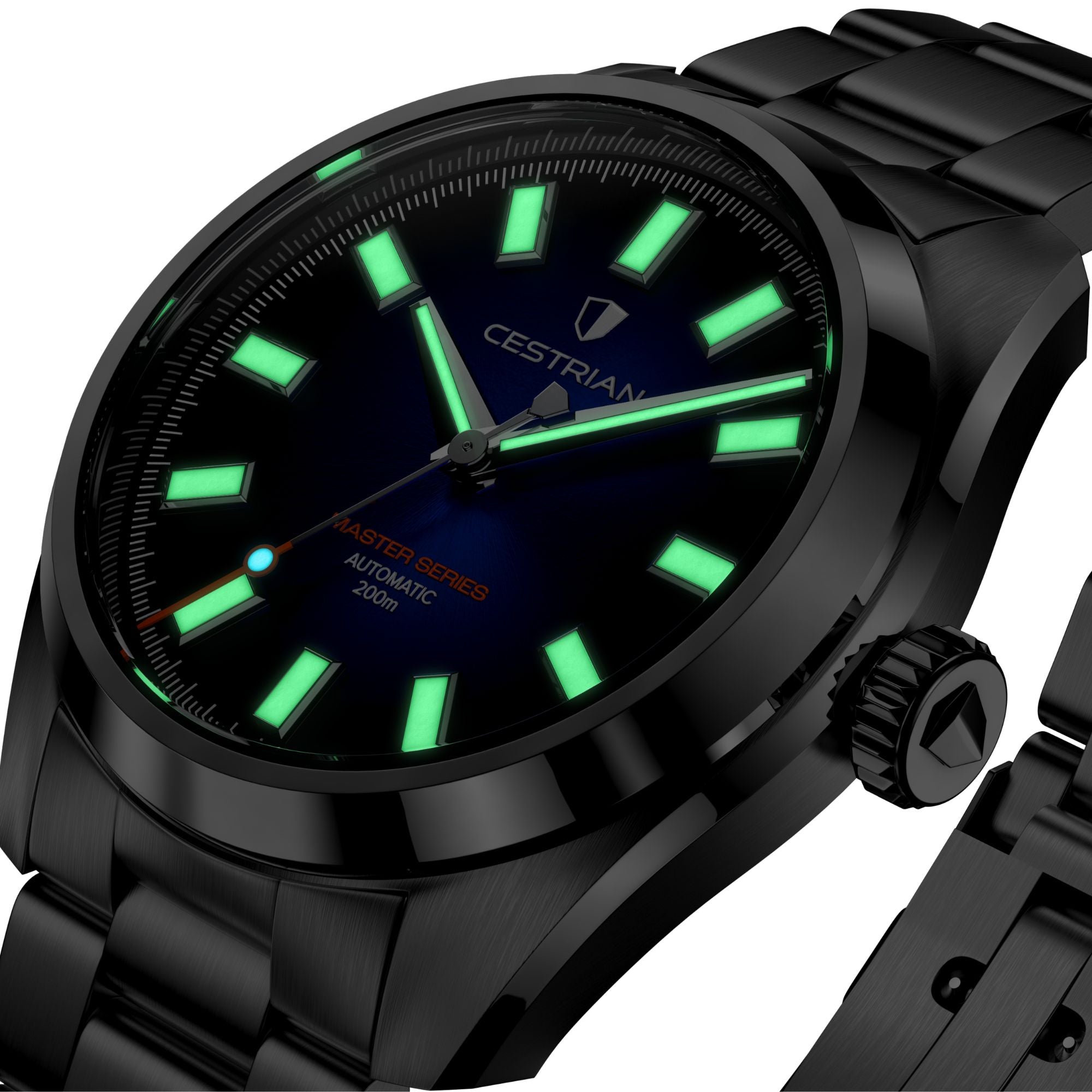 Cestrian Master Series V3 Blue Dial Steel Bracelet Automatic Men's Watch CM-BB001