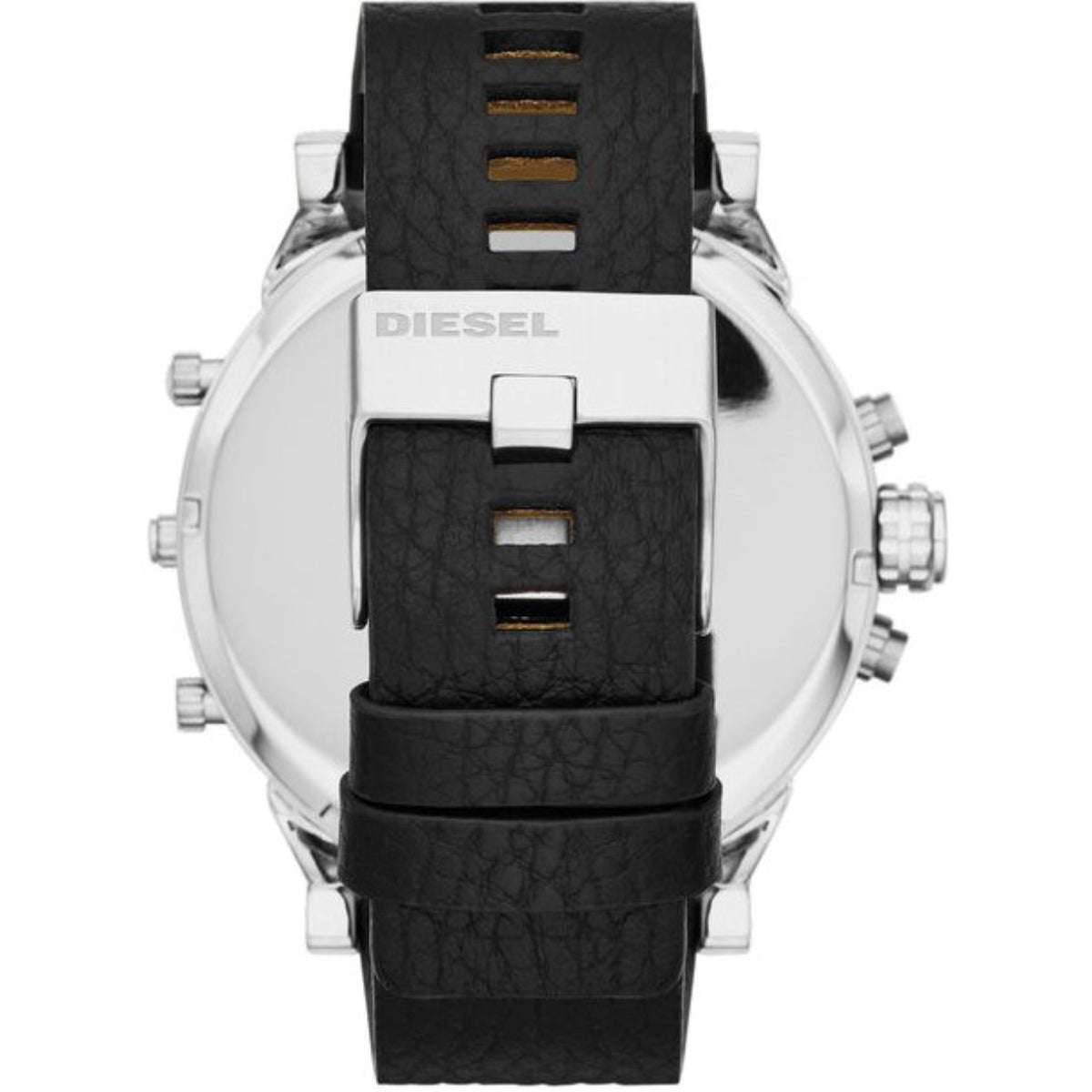 Diesel Mr. Daddy 2.0 Multifunction Black Dial Leather Strap Men's Watch DZ7313