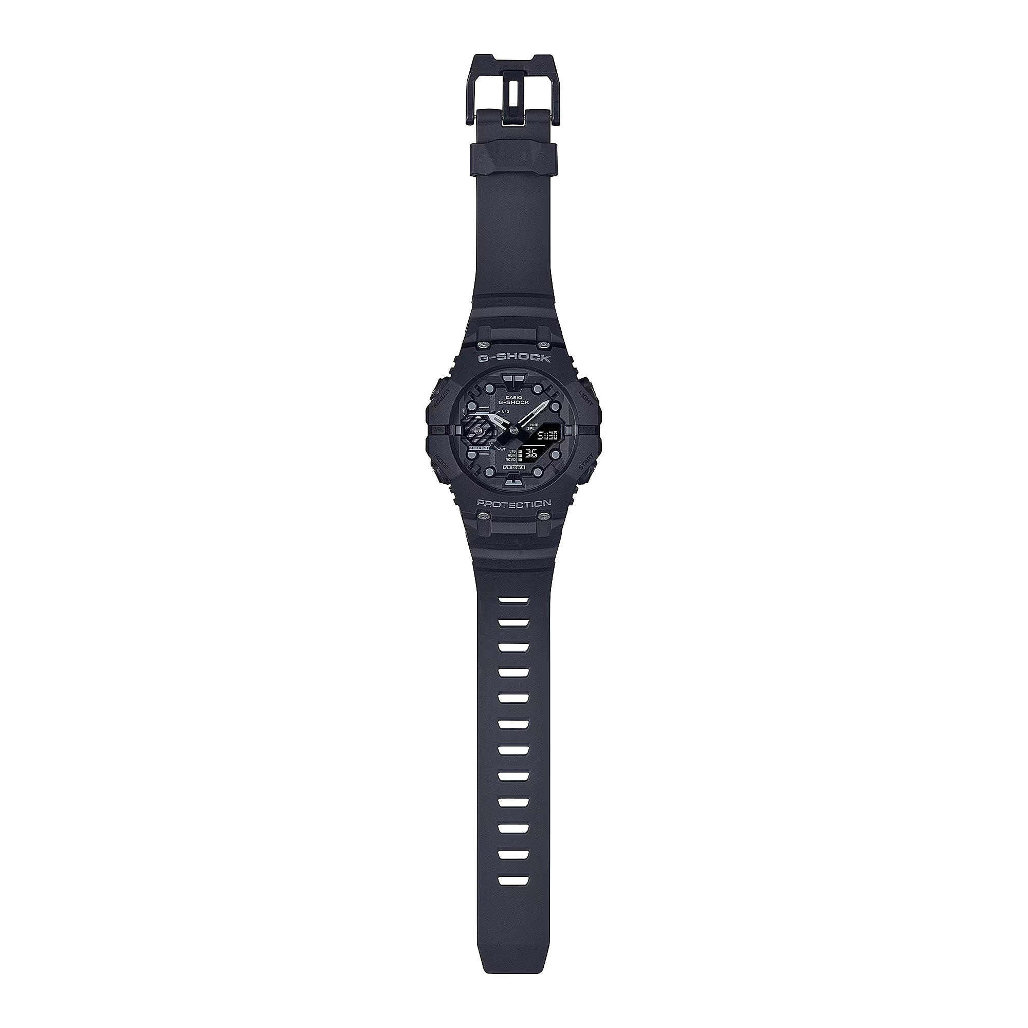 Casio G-Shock Quartz Black Dial Black Resin Strap Mens Watch GA-B001-1AER