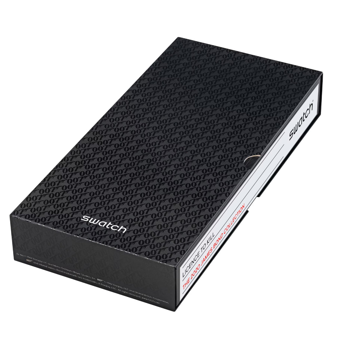 Swatch James Bond Licence To Kill 1989 Limited Edition Grey Dial Silicone Strap Unisex Watch GZ328