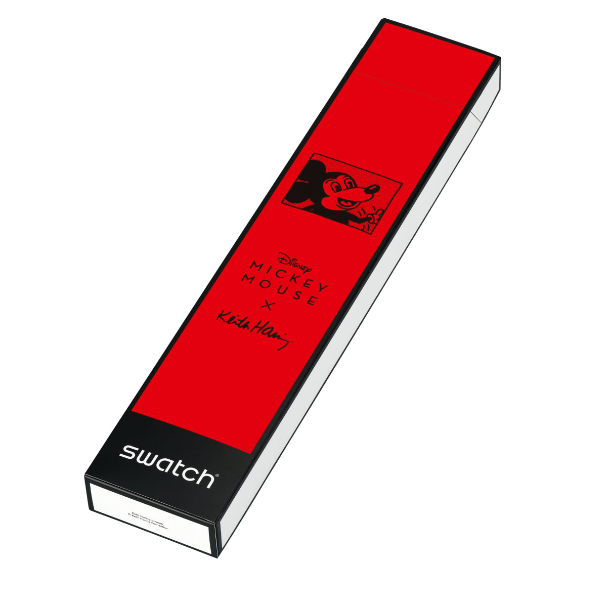 Swatch Disney Mickey Mariniere White Dial Silicone Strap Unisex Watch GZ352