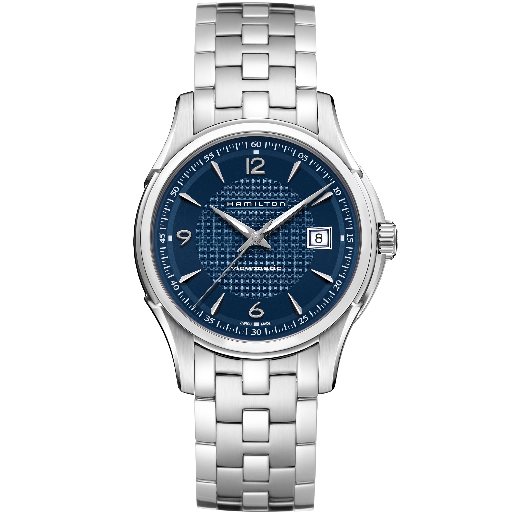 Hamilton Jazzmaster 40mm Blue Dial Steel Mens Automatic Watch H32515145