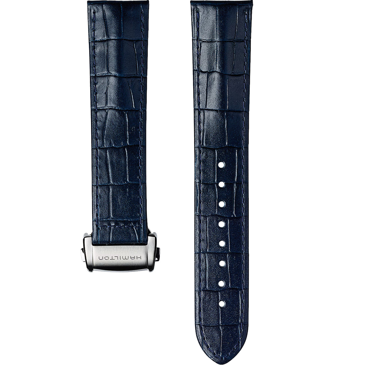 Hamilton Jazzmaster 20mm Blue Leather Strap H690324119