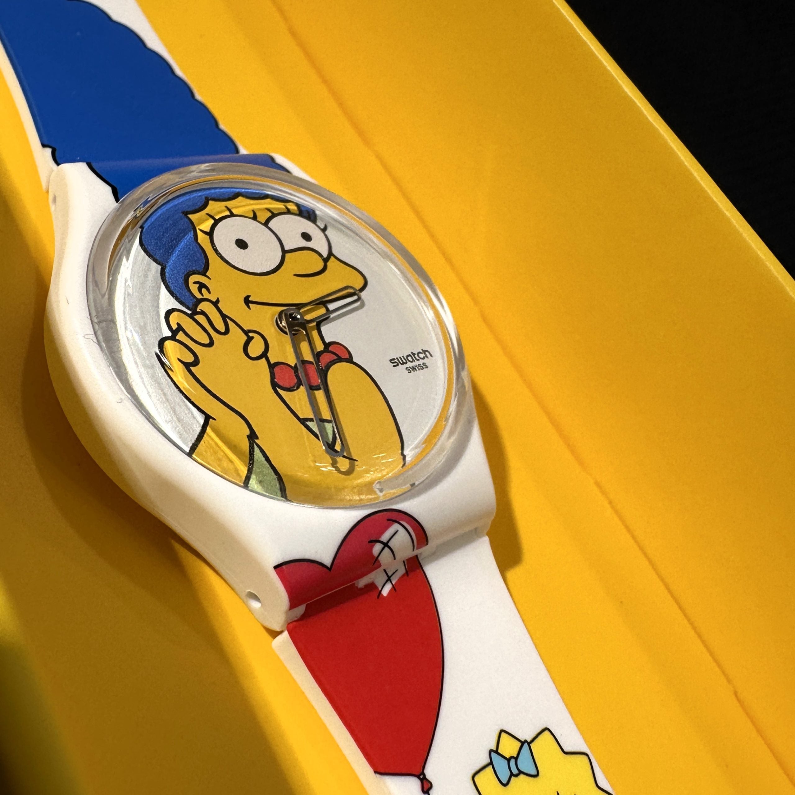 Swatch BEST. MOM. EVER The Simpsons Collection Ladies Watch SO28Z116