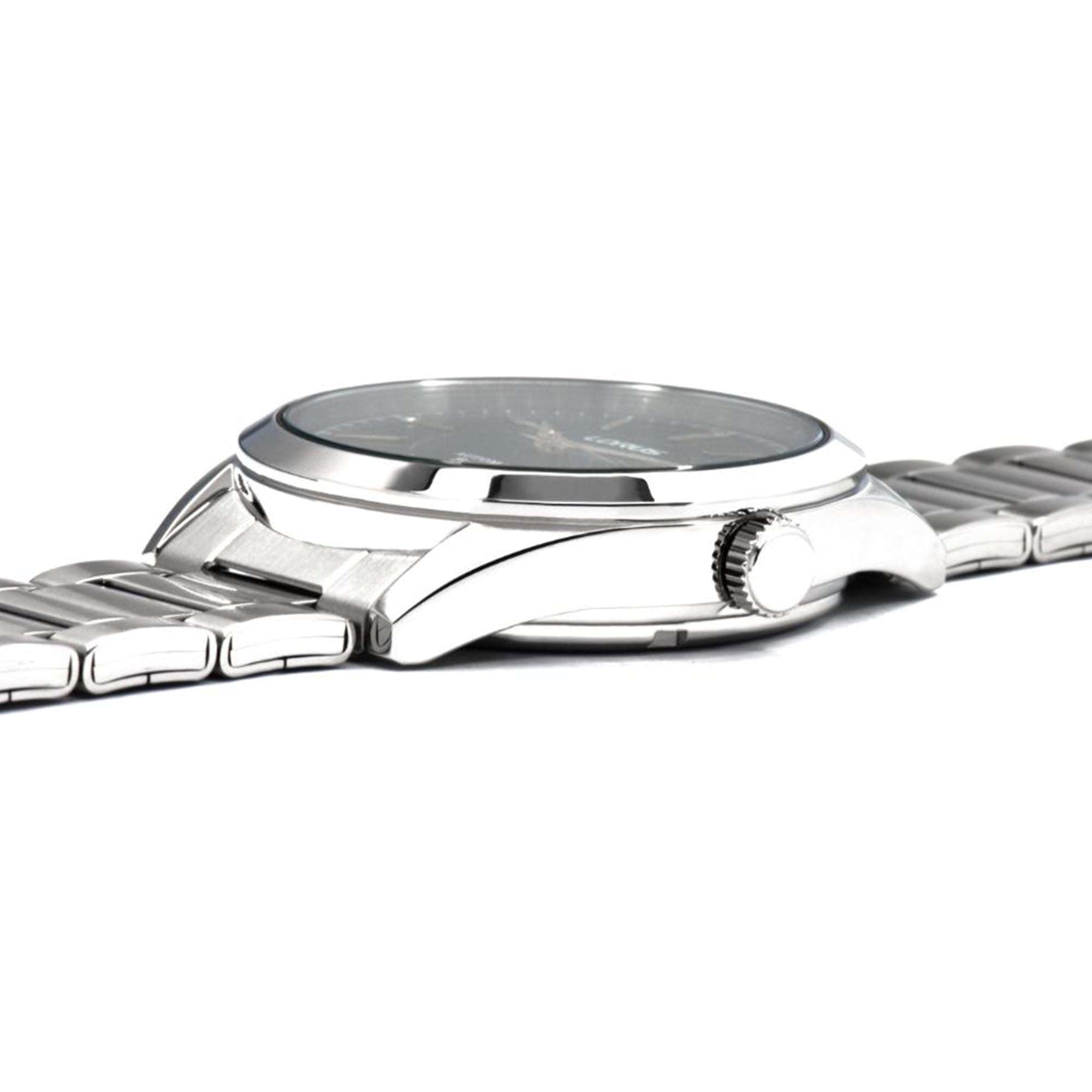 Lorus Classic Automatic Blue Dial Day Date Steel Bracelet Men's Watch RL437AX9