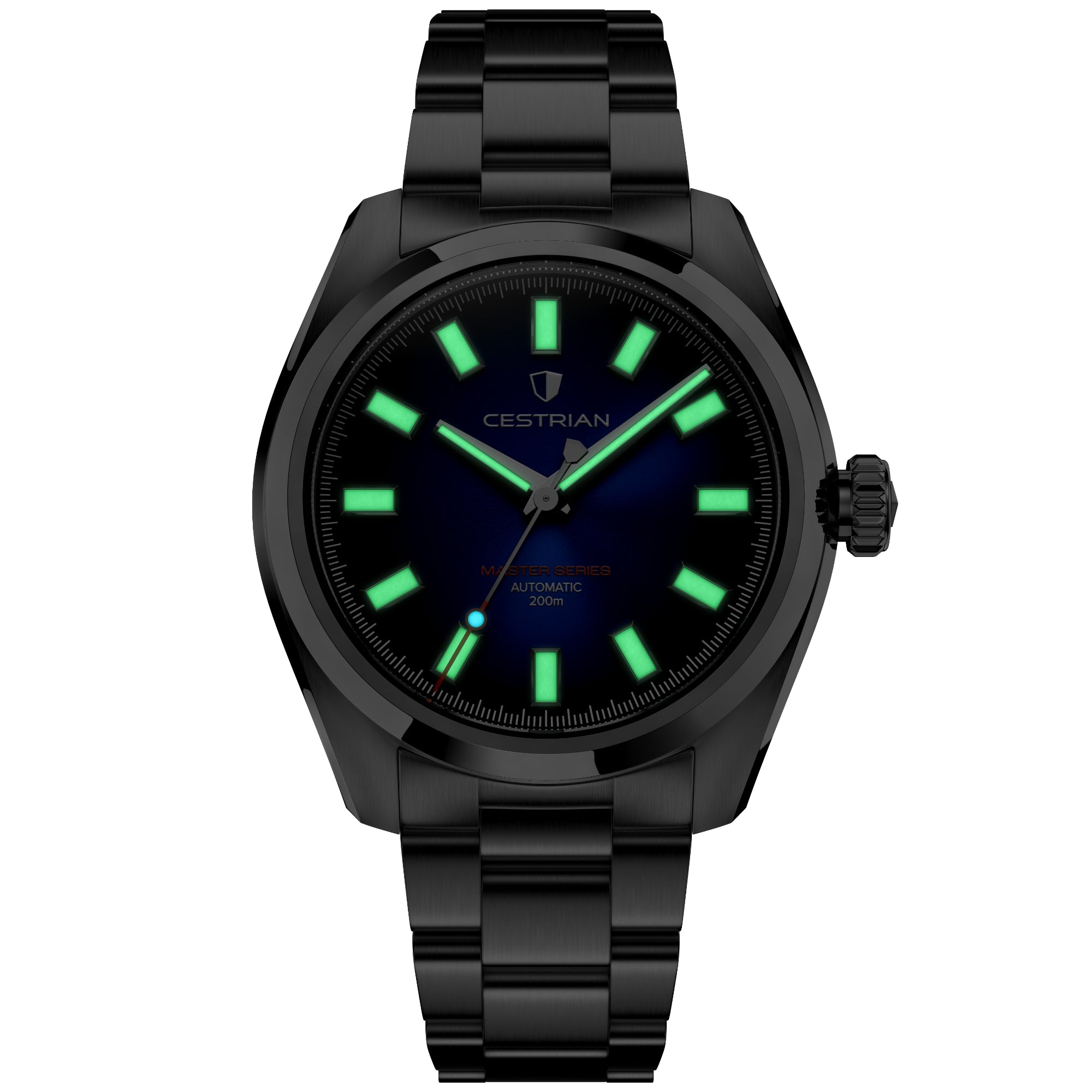 Cestrian Master Series V3 Champagne Dial Steel Bracelet Automatic Men's Watch CM-CH001