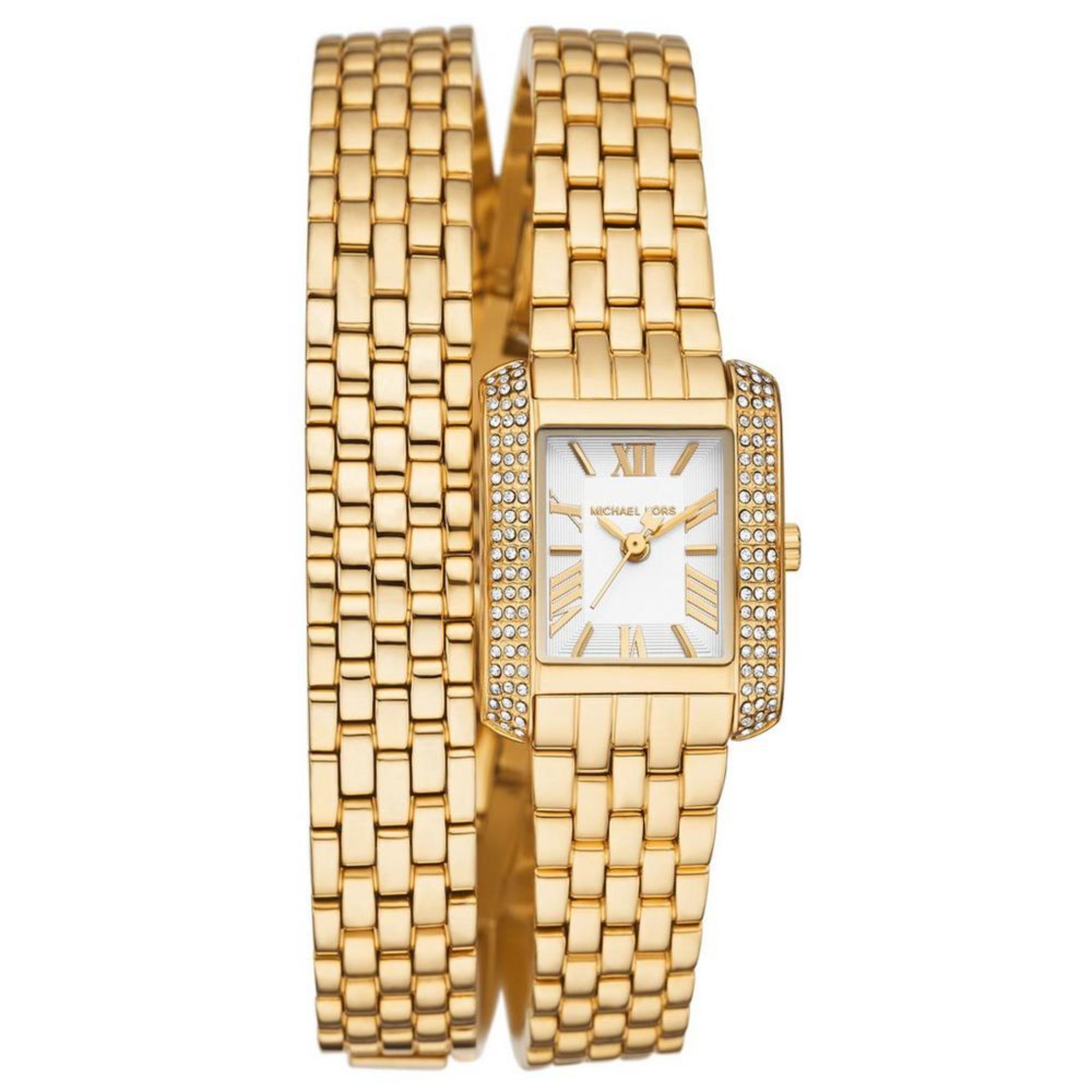 Michael Kors Emery Gold-Tone White Dial Women’s Watch MK4833
