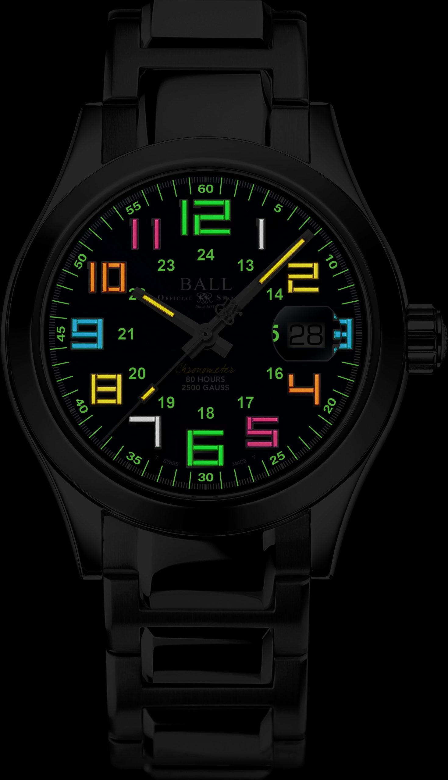 Ball Engineer M Pioneer Automatic Blue Dial Stainless Steel Bracelet Mens Watch NM9032C-S2C-BE2