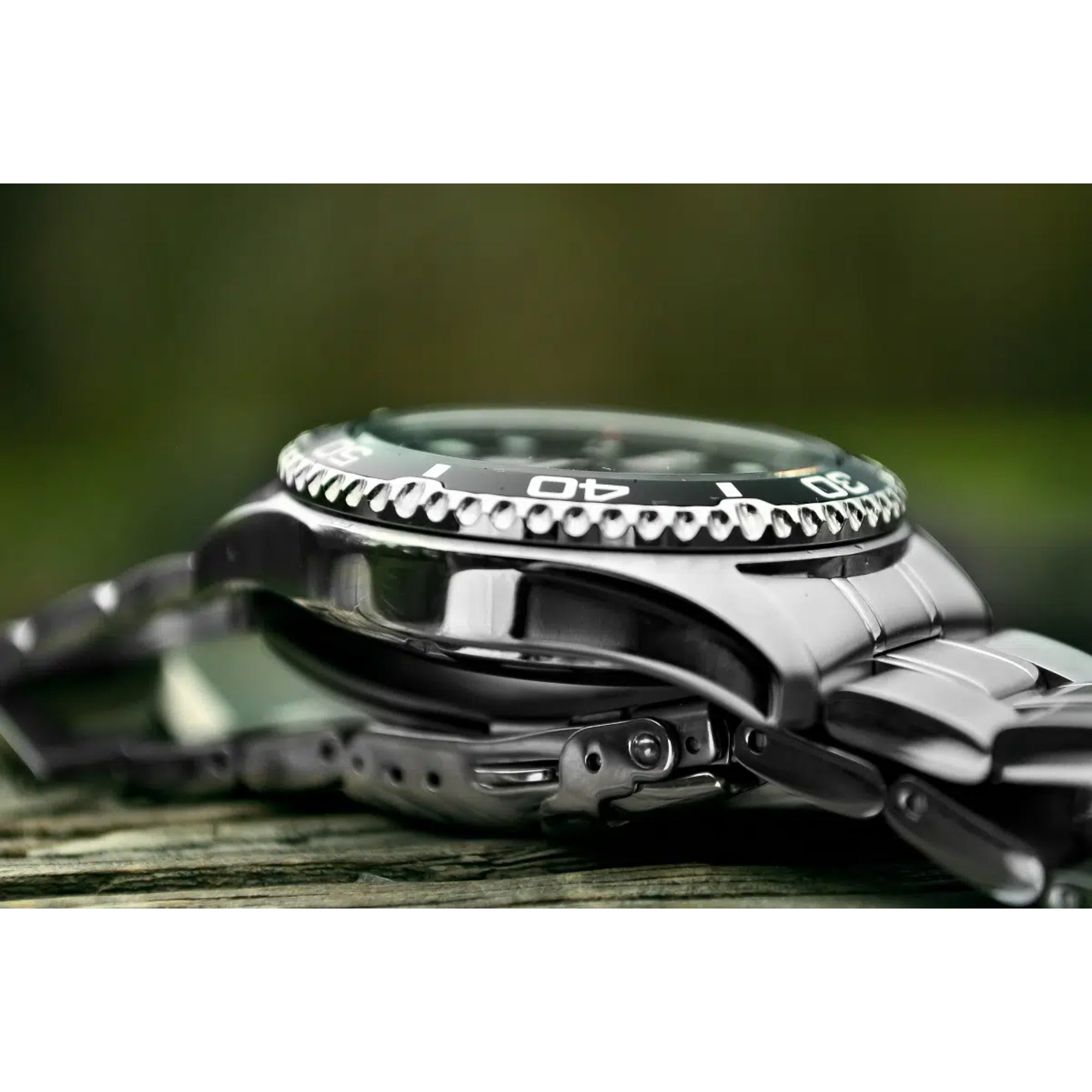 Orient Mako Ray II Automatic Black Dial Steel Strap Men's Dive Watch TAA02004B9