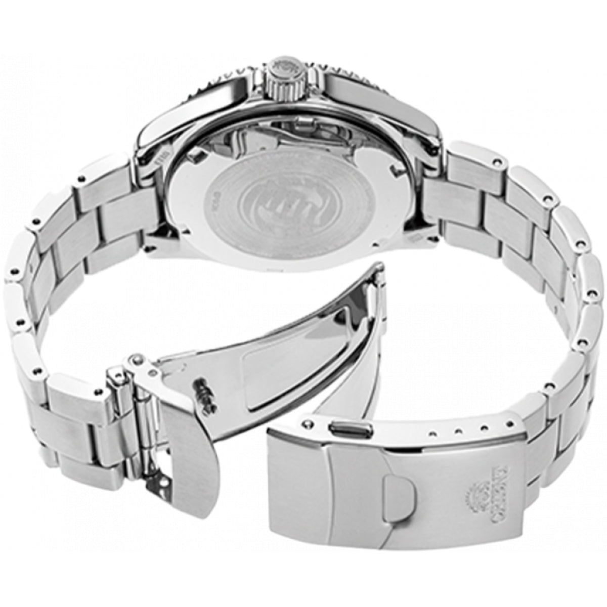 Orient Mako 42mm Ivory Dial Steel Mens Automatic Watch RA-AA0821S39B