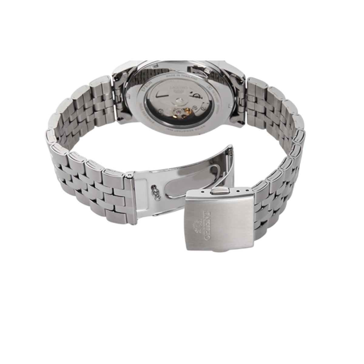 Orient Contemporary Automatic Silver Dial Steel Strap Men's Watch RA-AC0F02S30B