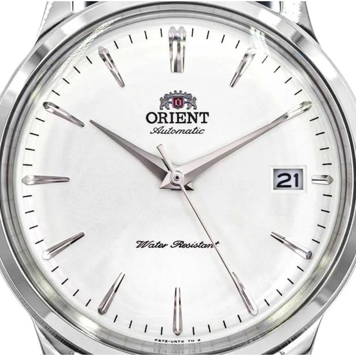 Orient Bambino Classic Vintage Style Mechanical White Dial Black Leather Strap Men's Dress Watch RA-AC0M03S30B