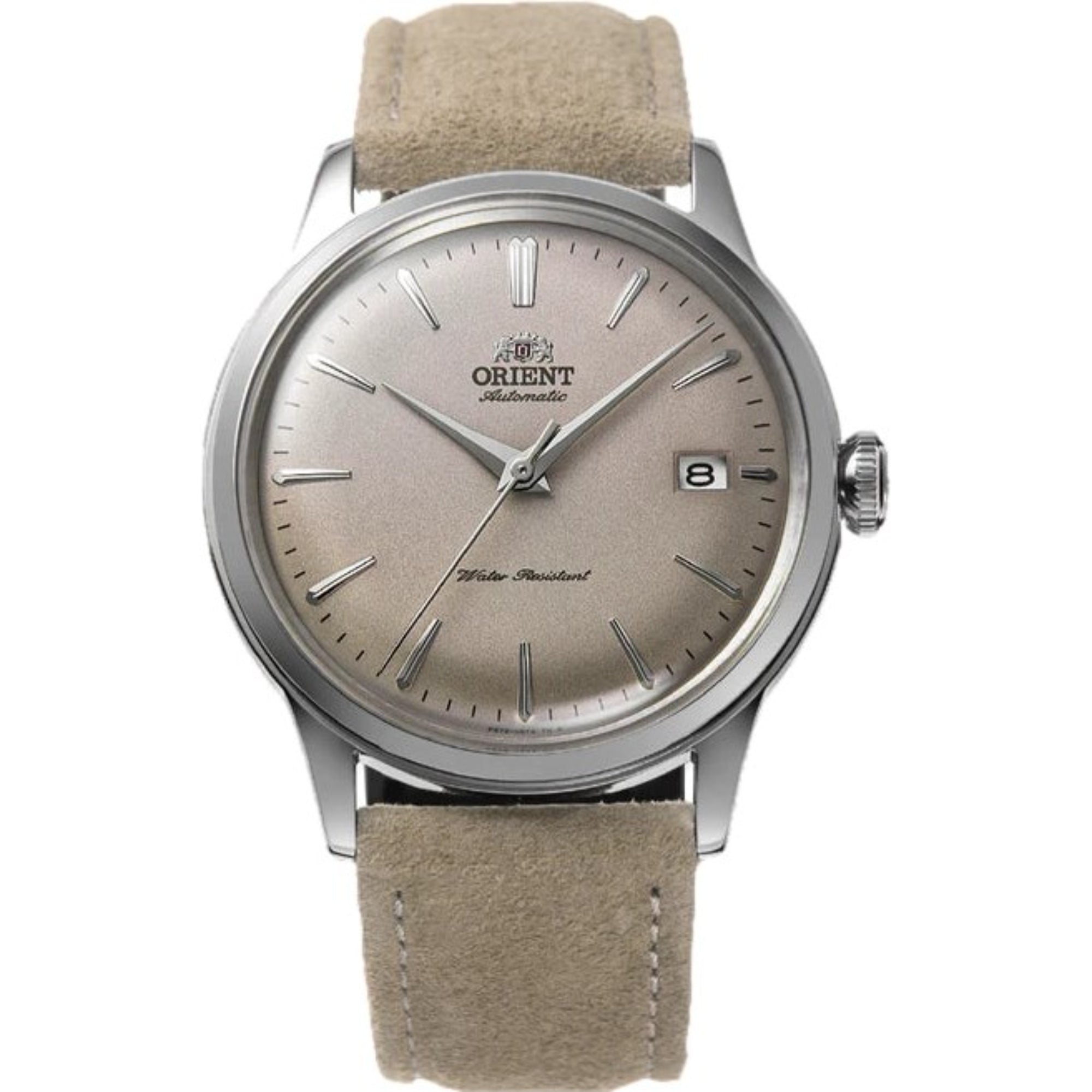 Orient Bambino Ex-Display Version 7 Grey Dial Automatic Leather Strap Men's Limited Edition Watch RA-AC0M07N10B
