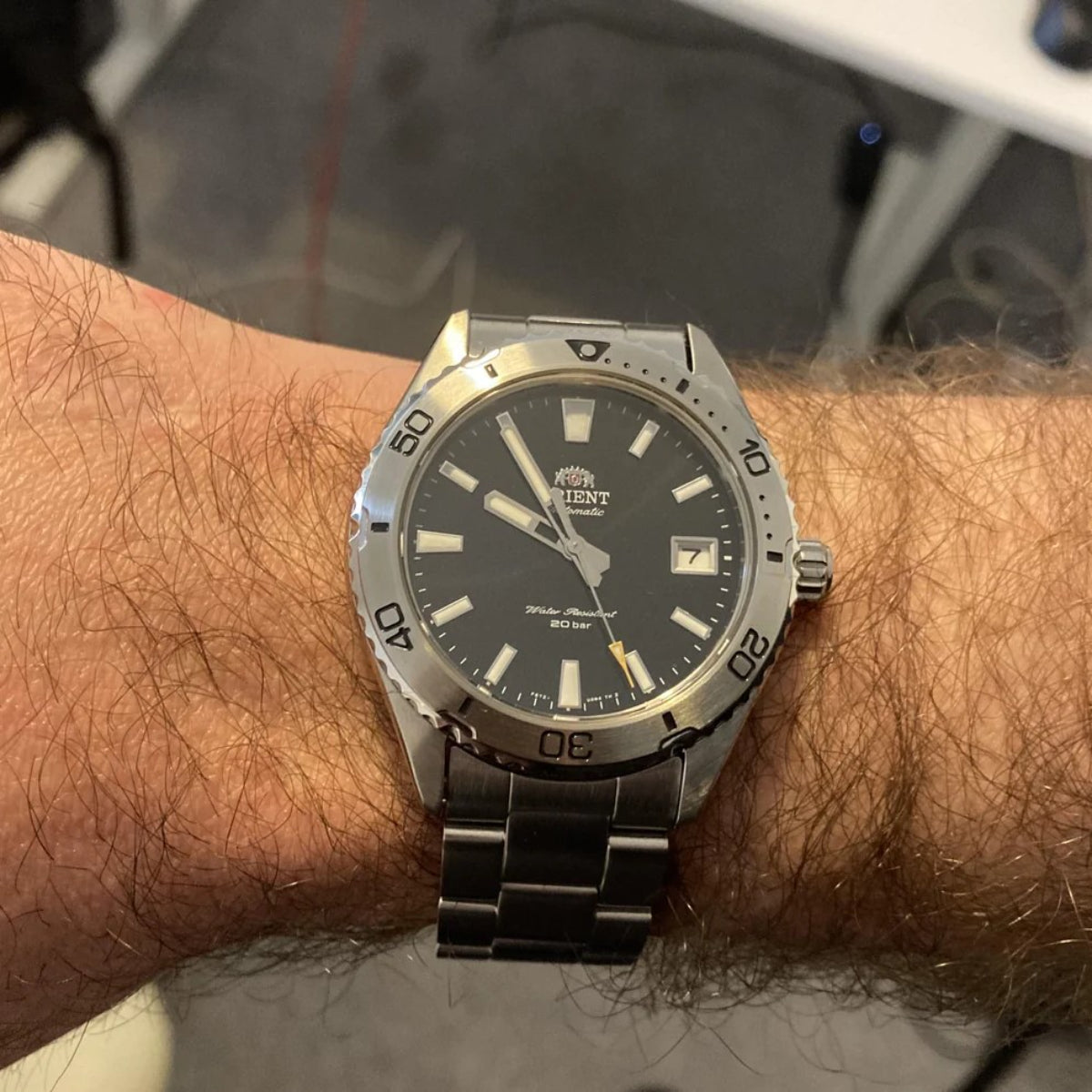 Orient Mako Mechanical Sports Black Dial Men’s Watch RA-AC0Q01B30B