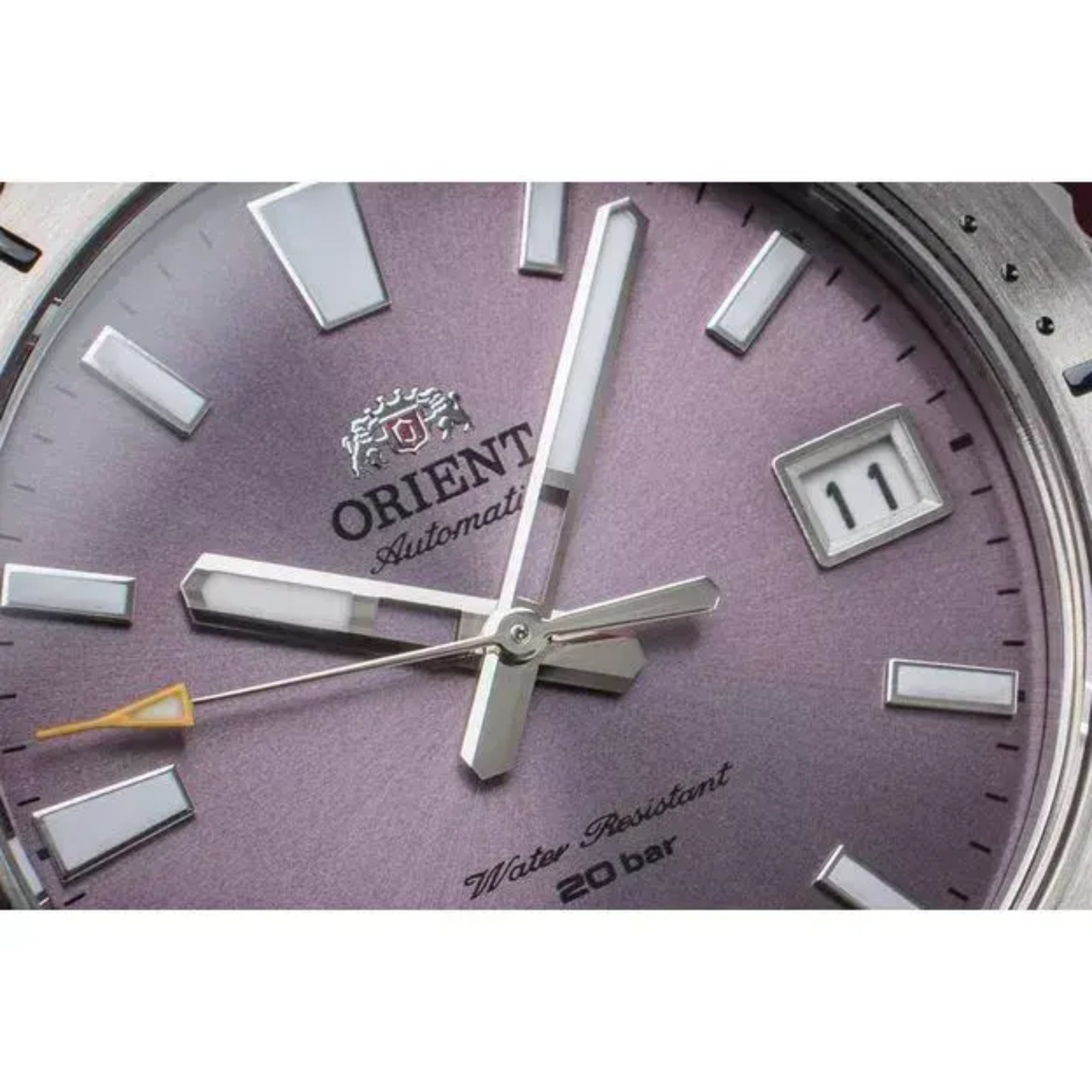Orient Mako Automatic Purple Dial Leather Strap Men’s Dive Watch RA-AC0Q07V30B