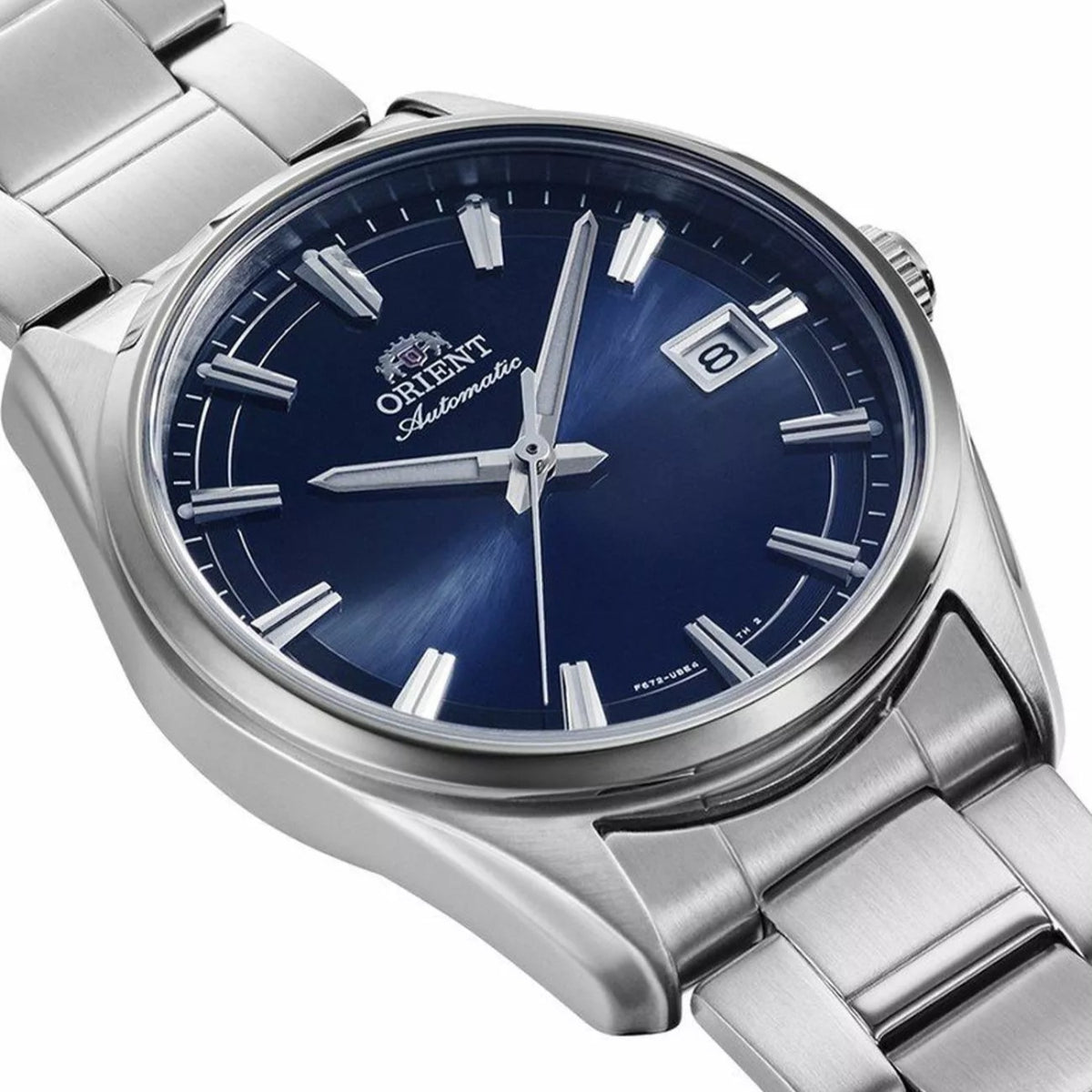 Orient Contemporary Stretto Automatic Blue Dial Steel Strap Men's Watch RA-AC0R02L30B