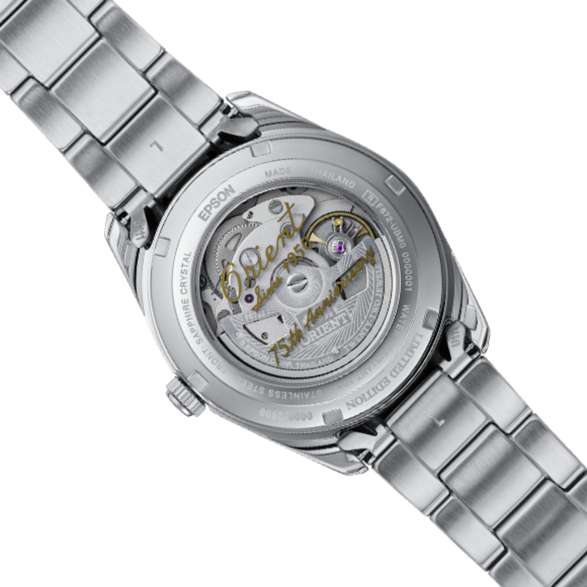 Orient Contemporary Stretto Date 75th Anniversary Limited Edition Grey Dial Men's Watch RA-AC0R04N30B