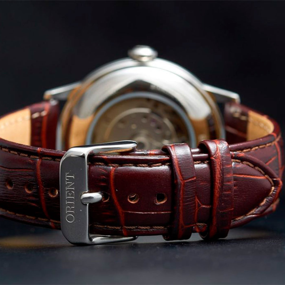 Orient Bambino Small Seconds Mechanical White Dial Leather Strap Men’s Watch RA-AP0002S30B