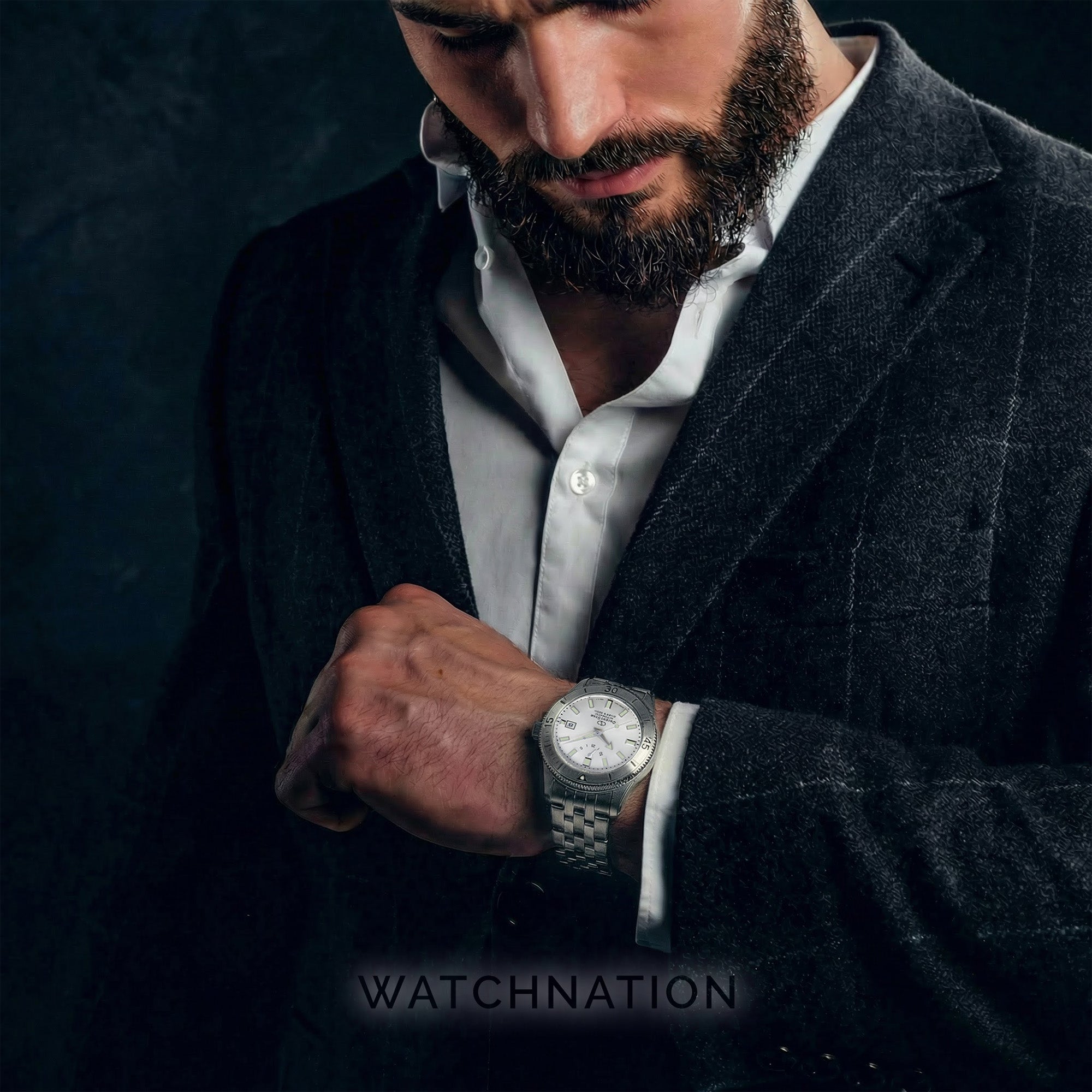 Orient Star Diver 1964 Limited Edition Silver Dial Steel Strap Men's Watch RE-AU0502S00B