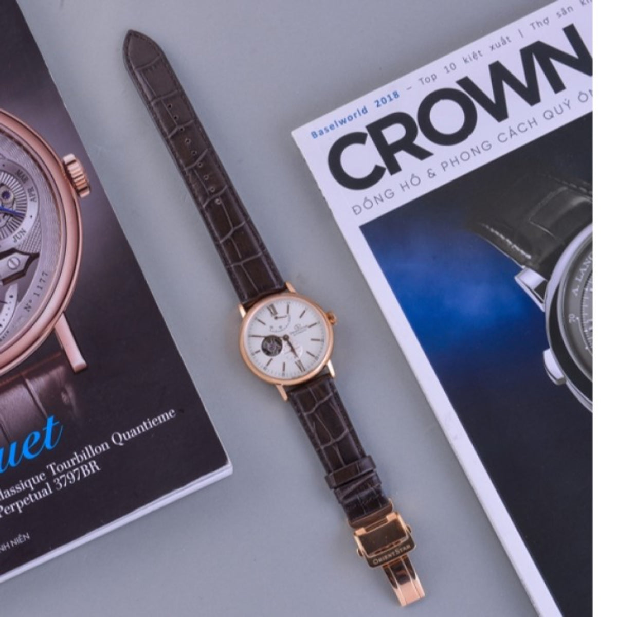 Orient Star Classic Cream Dial Men's Watch RE-AV0001S00B