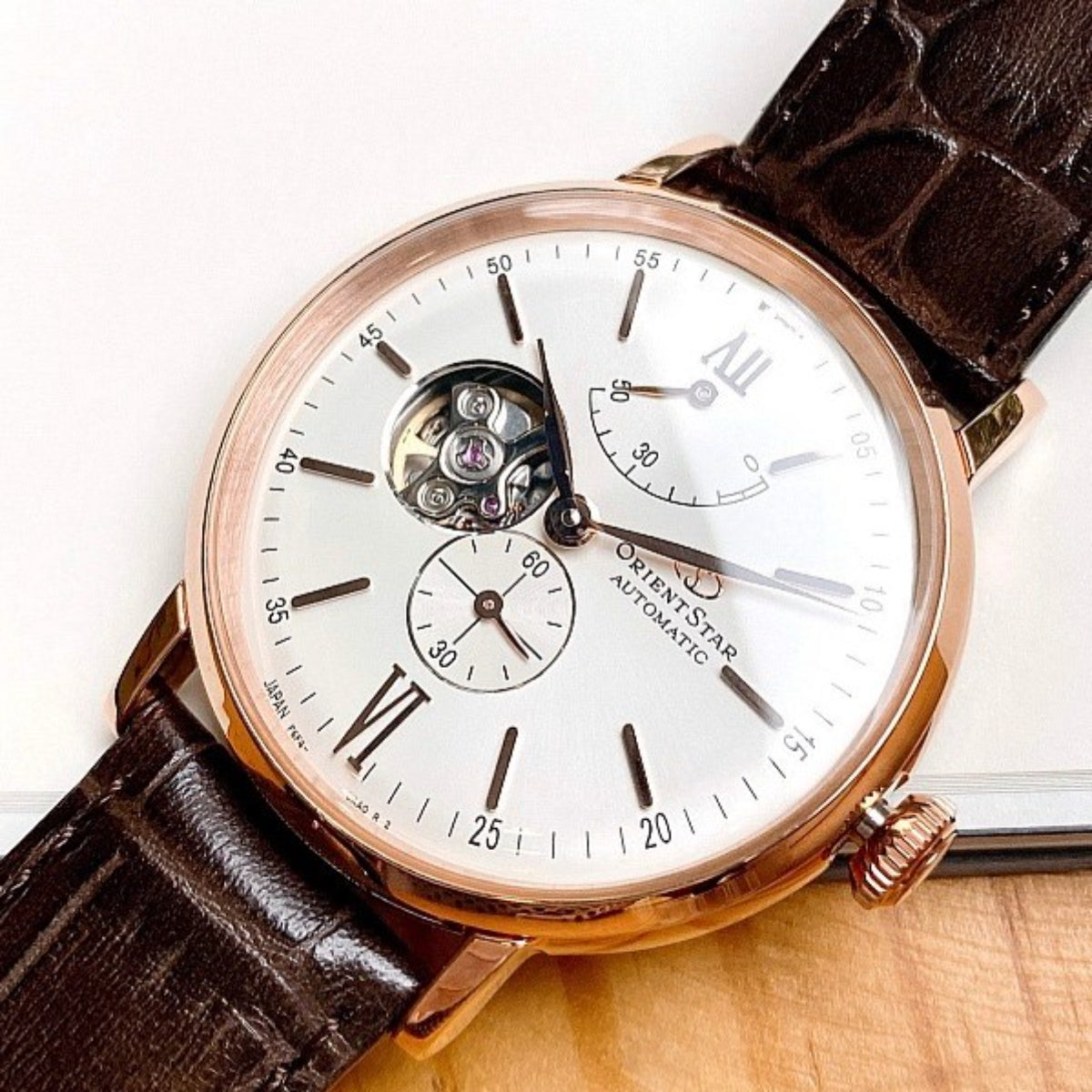 Orient Star Classic Cream Dial Men's Watch RE-AV0001S00B