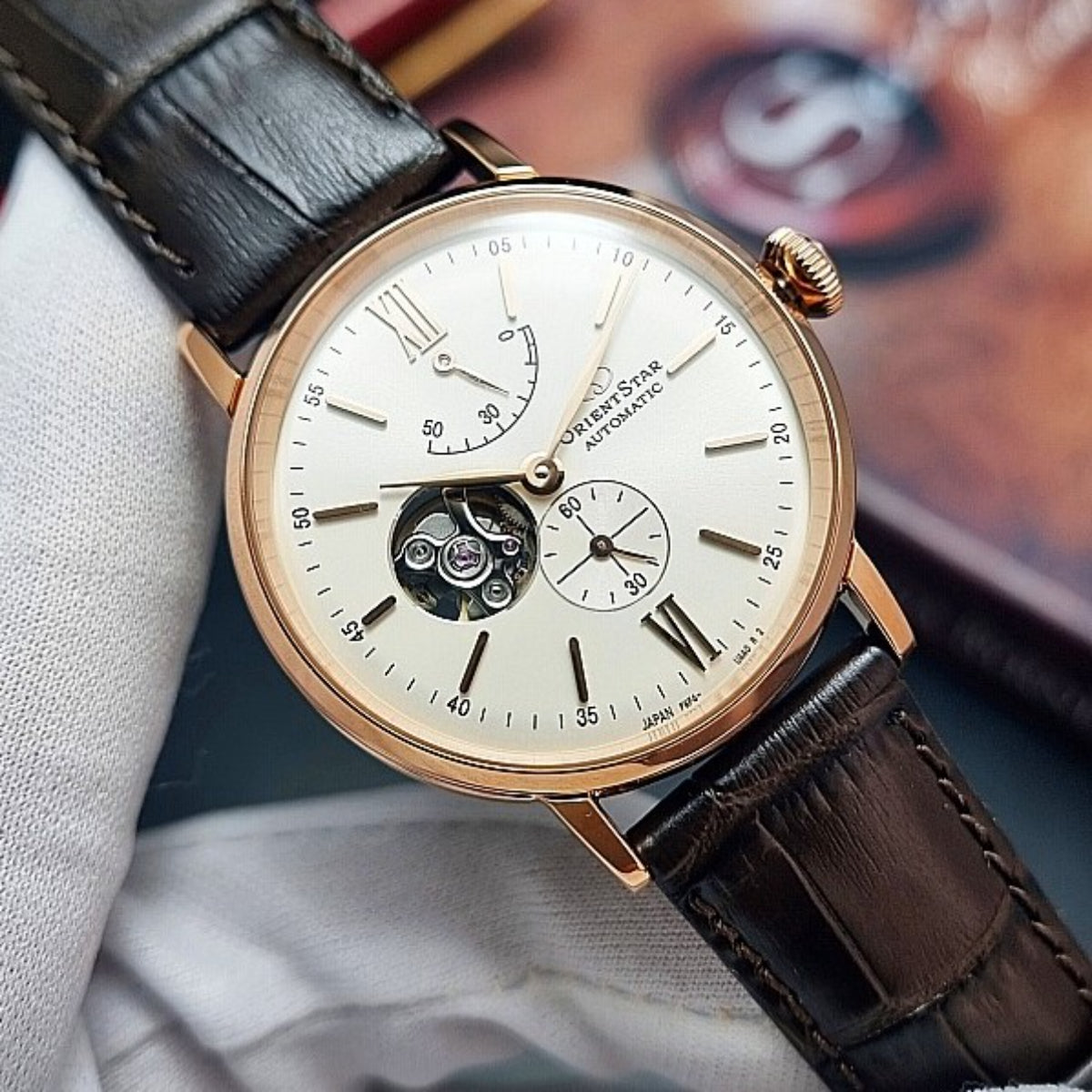 Orient Star Classic Cream Dial Men's Watch RE-AV0001S00B