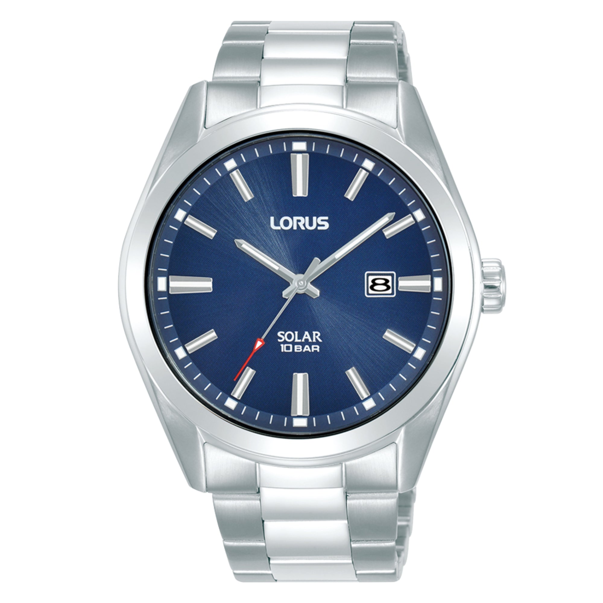 Lorus Solar Wearable Classic Blue Dial Men's Watch RX329AX9