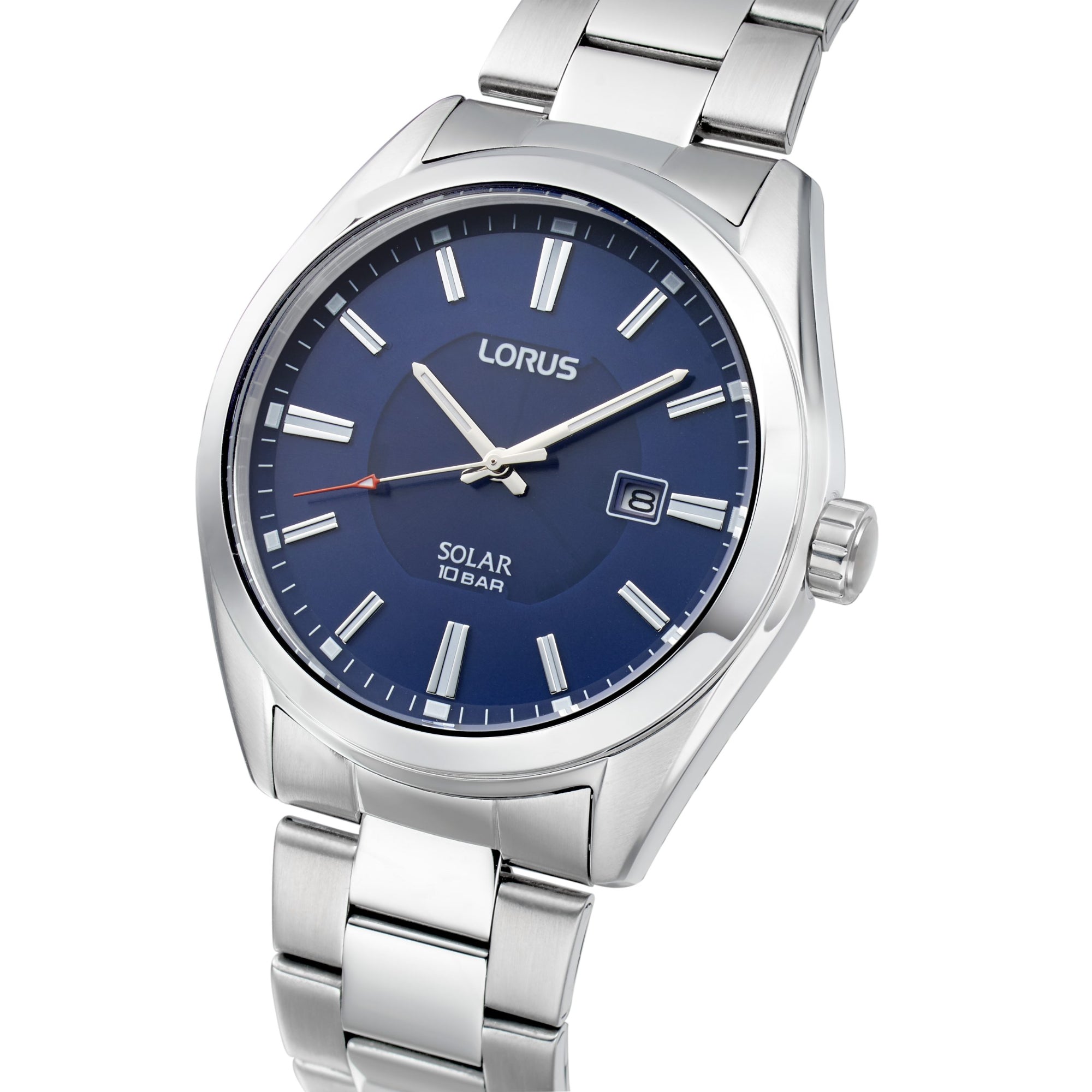 Lorus Solar Wearable Classic Blue Dial Men's Watch RX329AX9