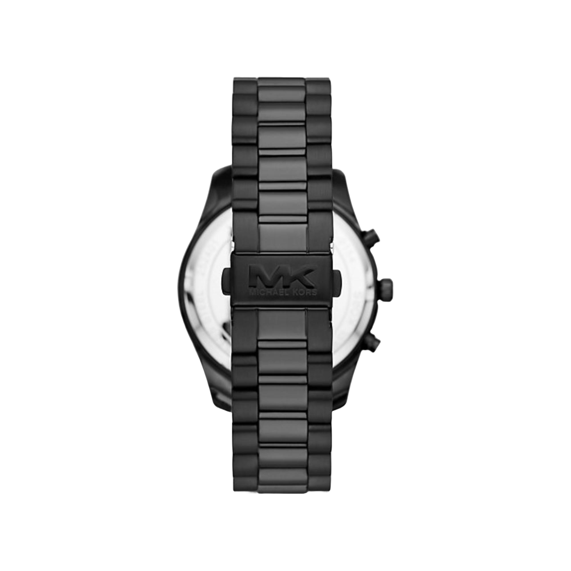Michael Kors Lexington Chronograph Black Stainless Steel Strap Black Dial Men’s Watch MK9154